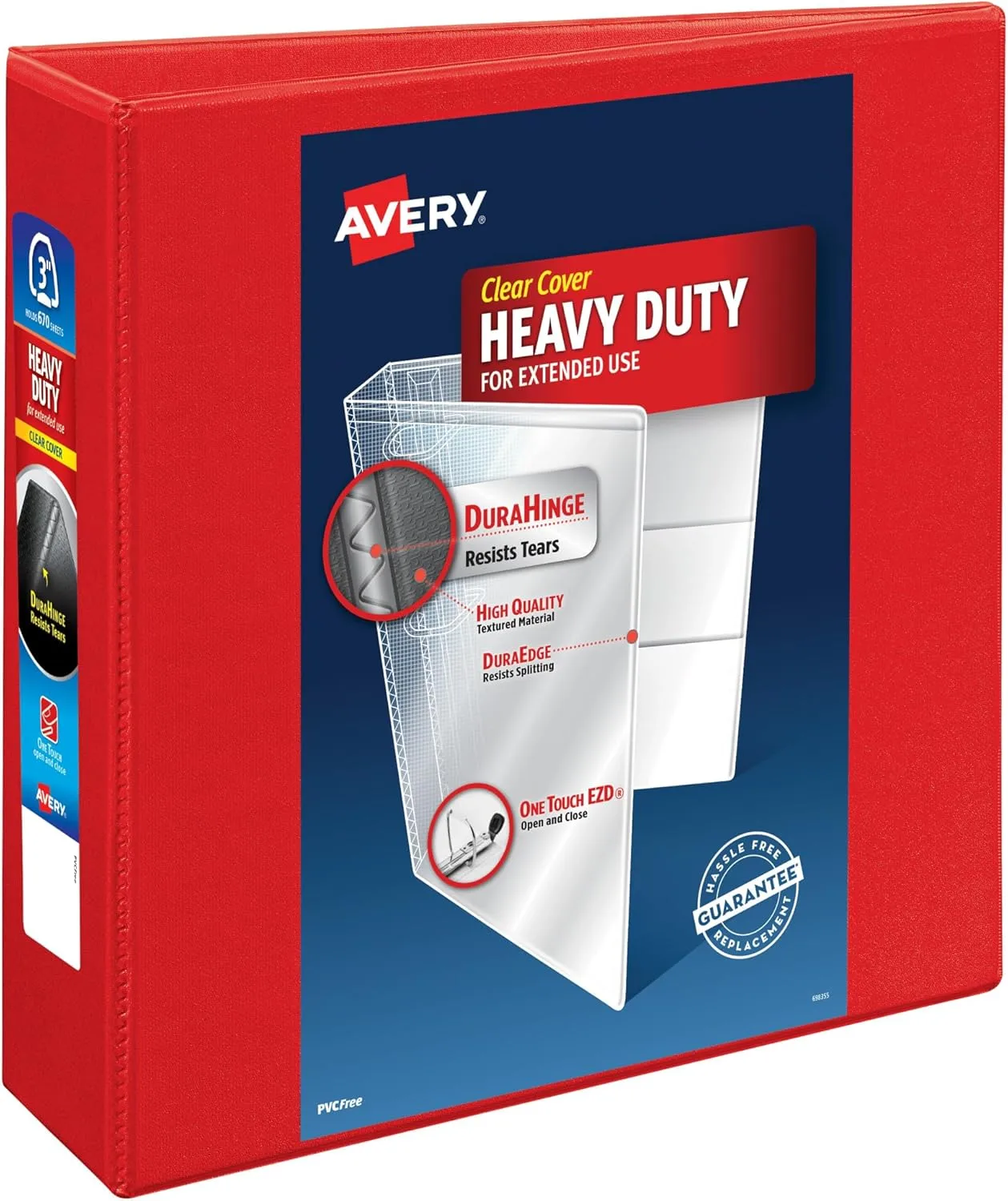 Avery Heavy-Duty View 3-Ring Binder with Locking One-Touch EZD Rings