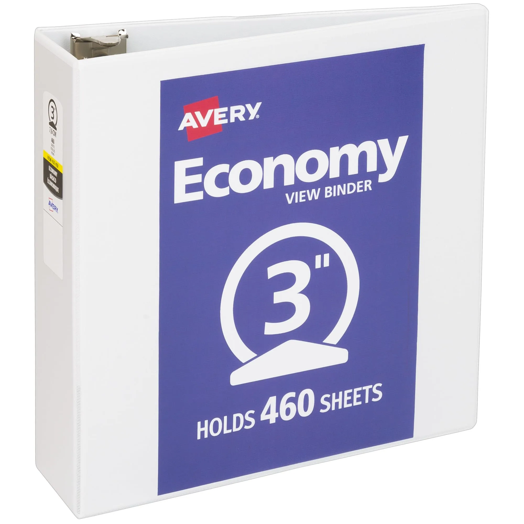 Avery Economy View 3-Ring Binder, White