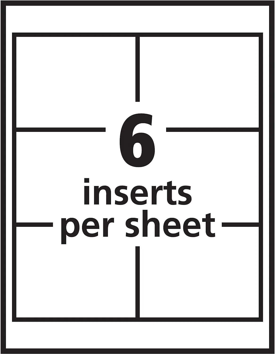 AVERY 3 x 4 White Insertable Name Badges, 100 Count (74459)