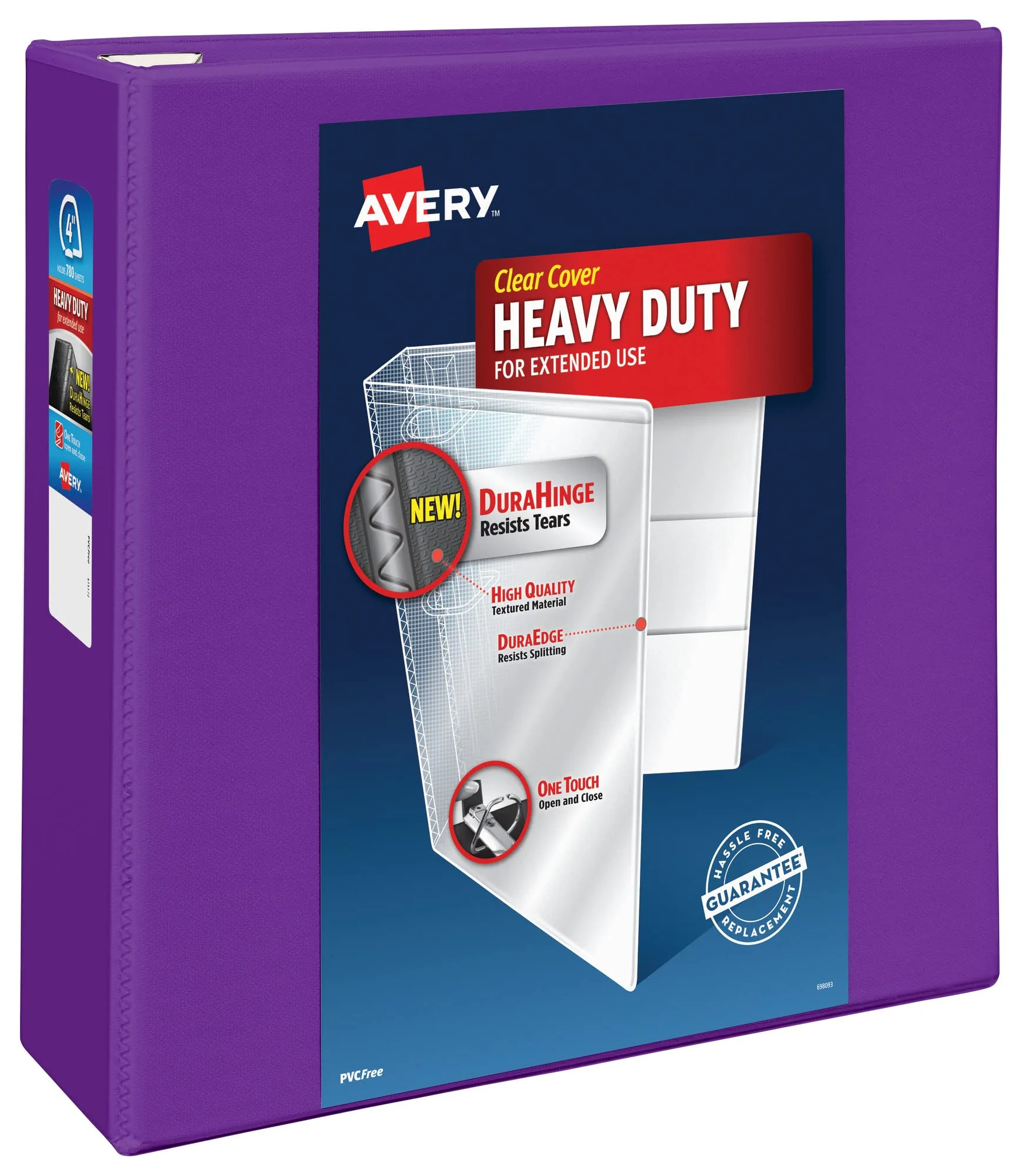 Avery Heavy-Duty View 3-Ring Binder with Locking One-Touch EZD Rings