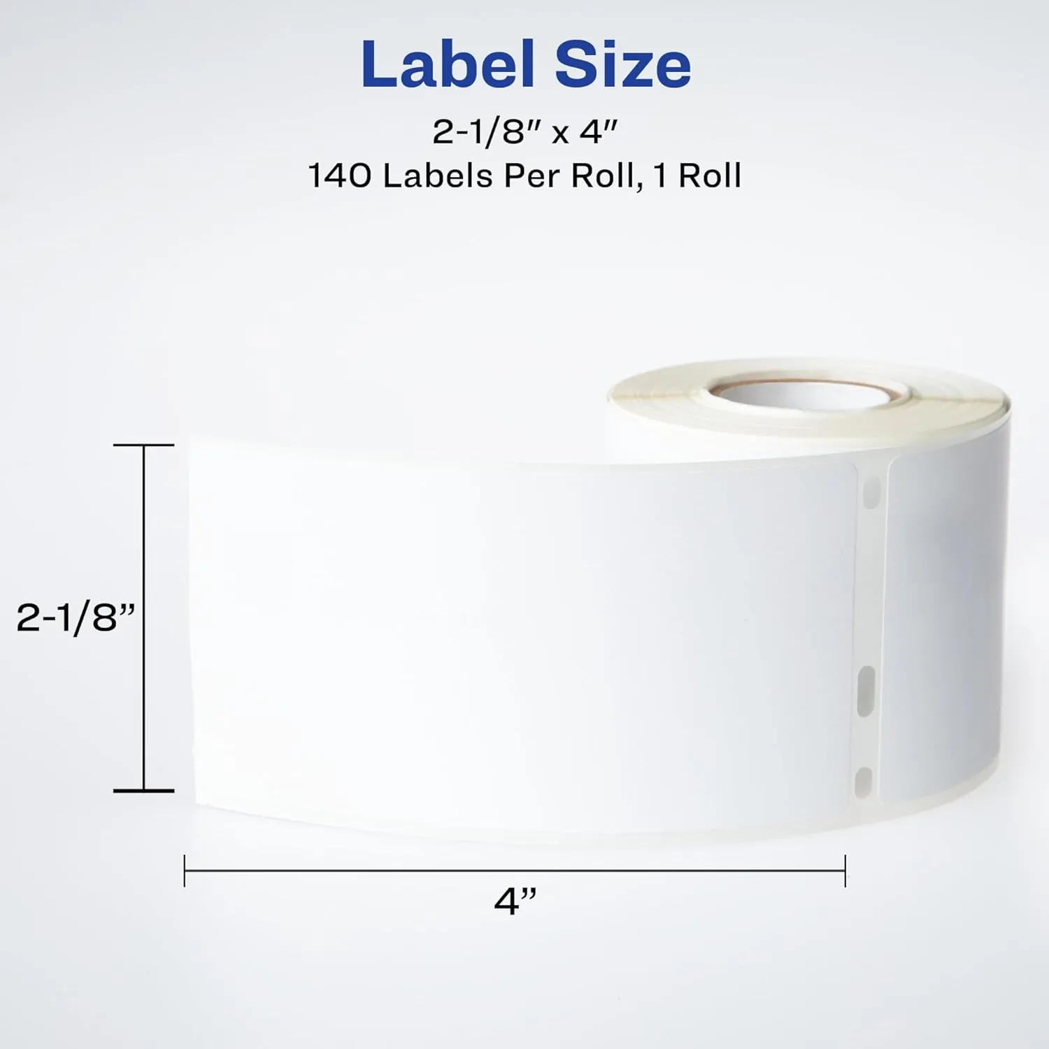 Avery Direct Thermal Shipping Labels, 2-1/8 x 4, White, 140 (4153)