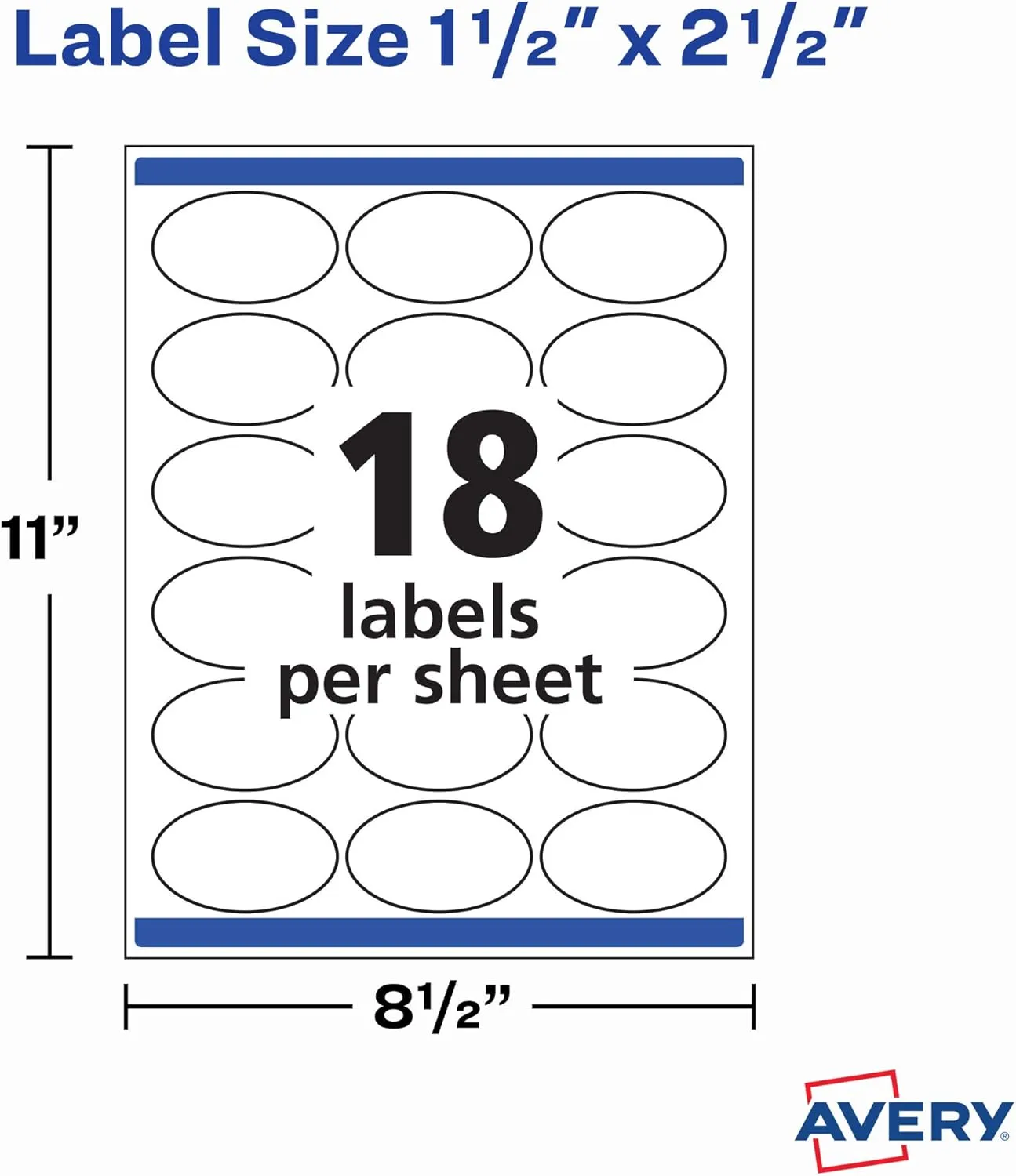 Avery Printable Blank White Labels