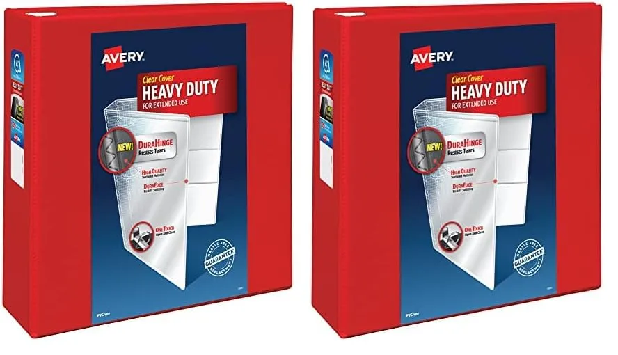 Avery Heavy-Duty View 3-Ring Binder, EZD D-Rings