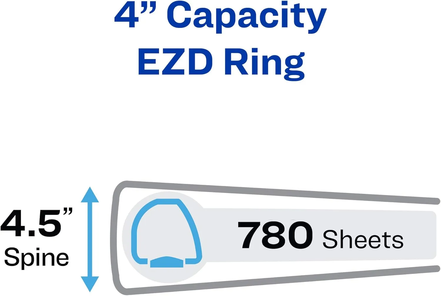 Avery Heavy-Duty View 3-Ring Binder, EZD D-Rings