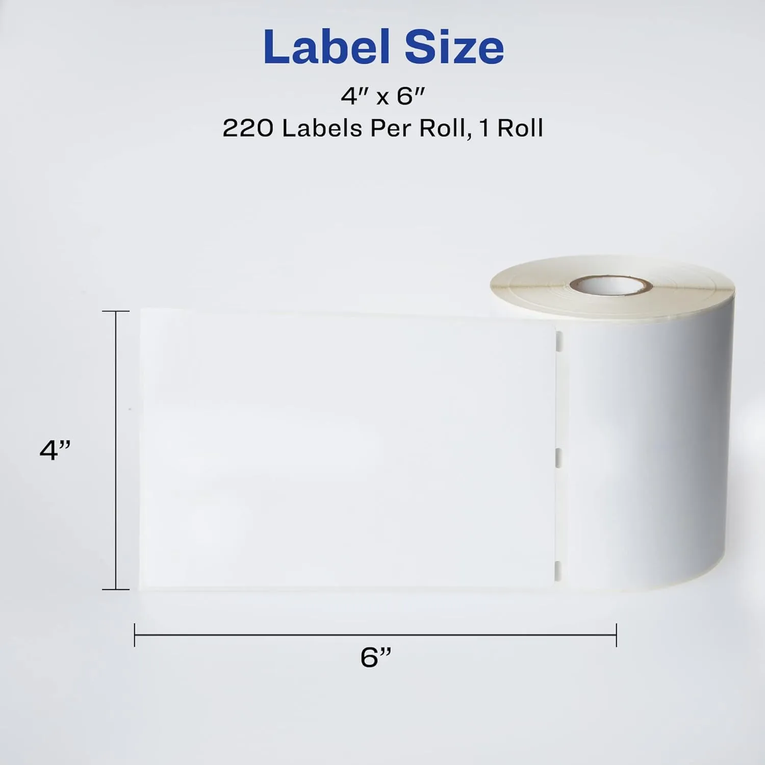 Avery Direct Thermal Shipping Labels, 4 x 6 in, White