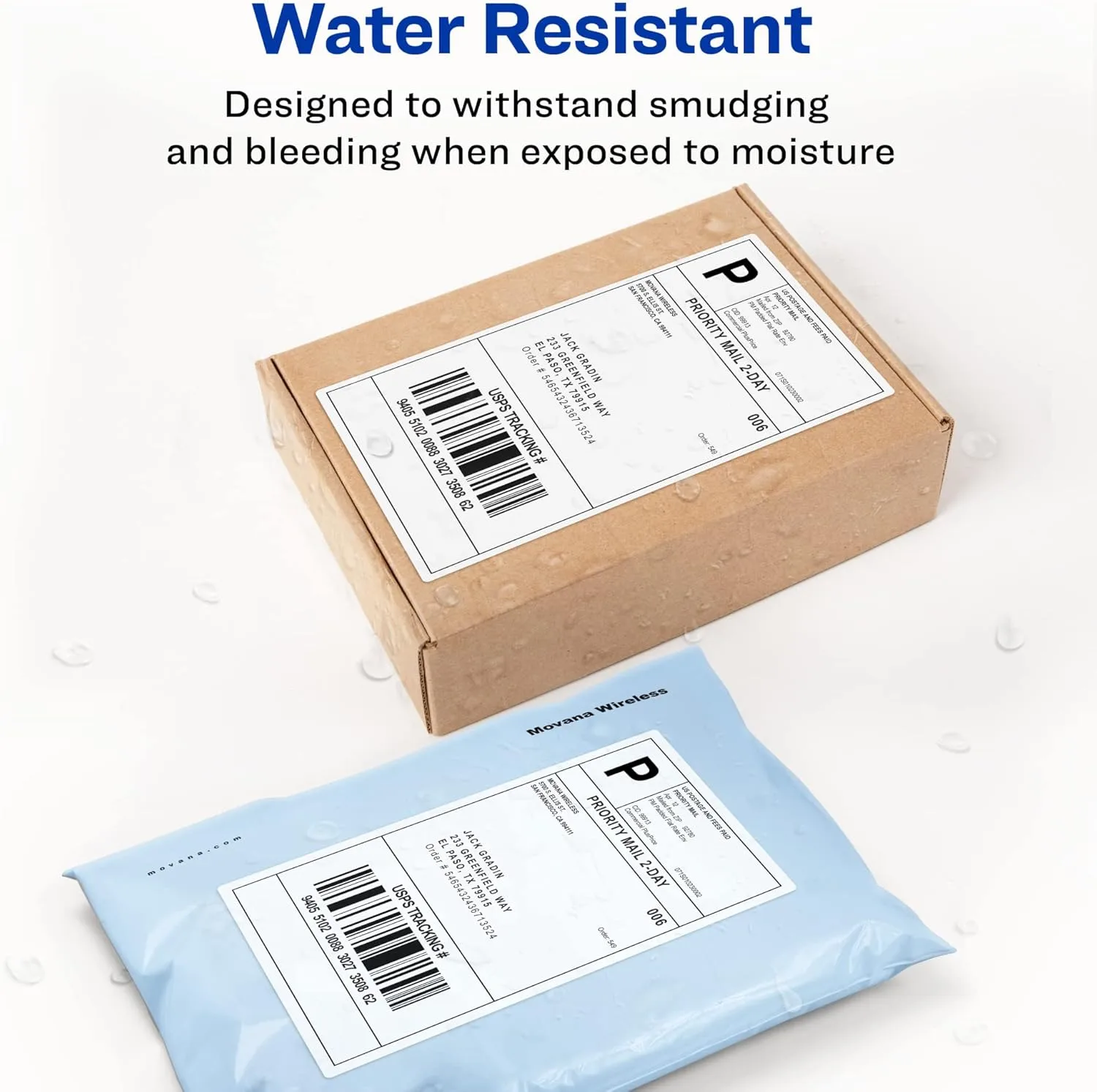 Avery Direct Thermal Shipping Labels, 4 x 6 in, White