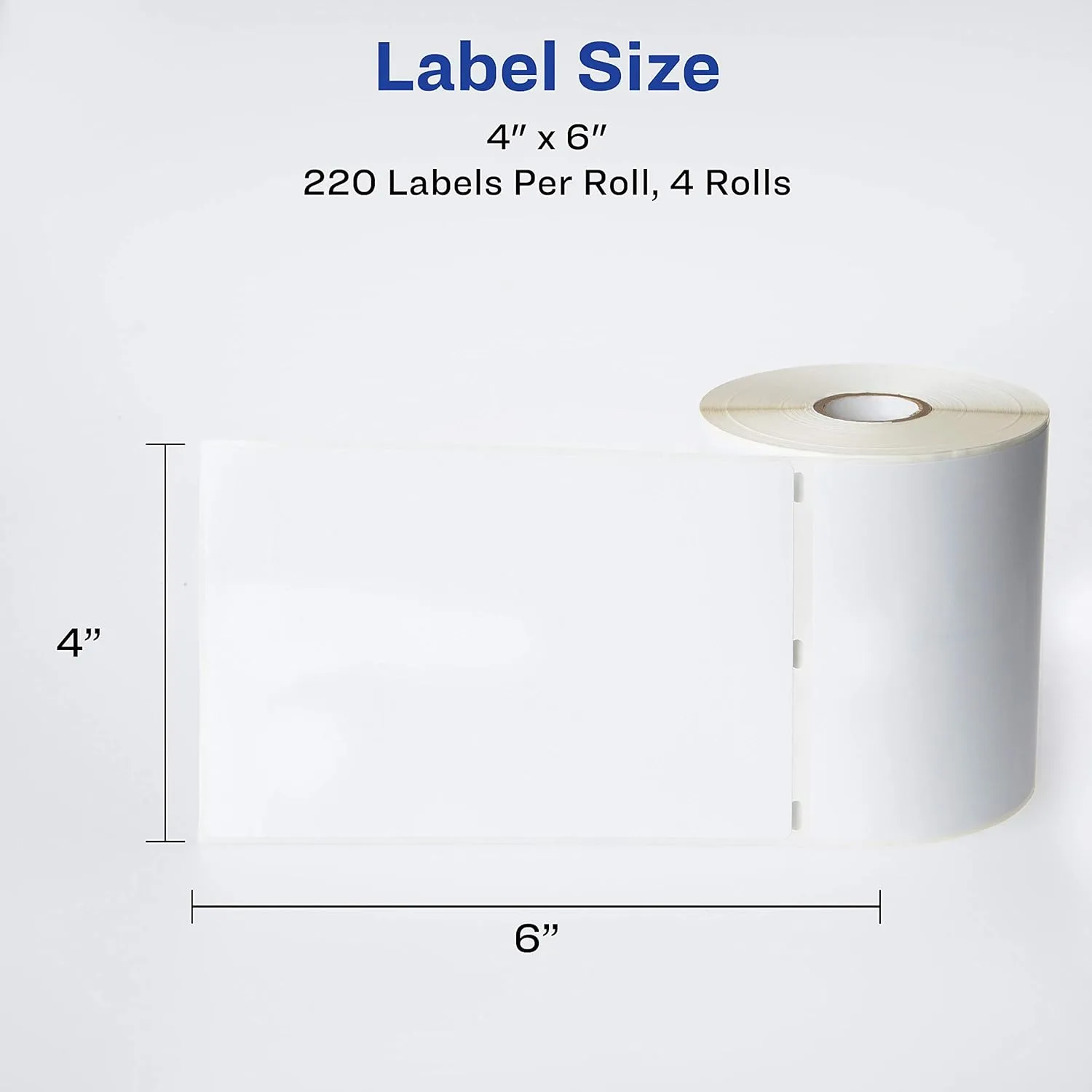 Avery Direct Thermal Shipping Labels, 4 x 6 in, White