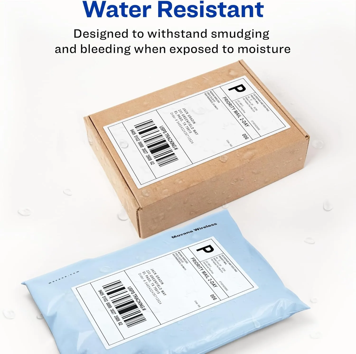 Avery Direct Thermal Shipping Labels, 4 x 6 in, White