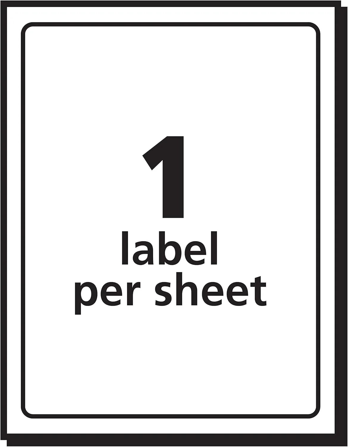 Avery Permanent Shipping Labels with TrueBlock Technology, 4 x 6, White - 20 Labels