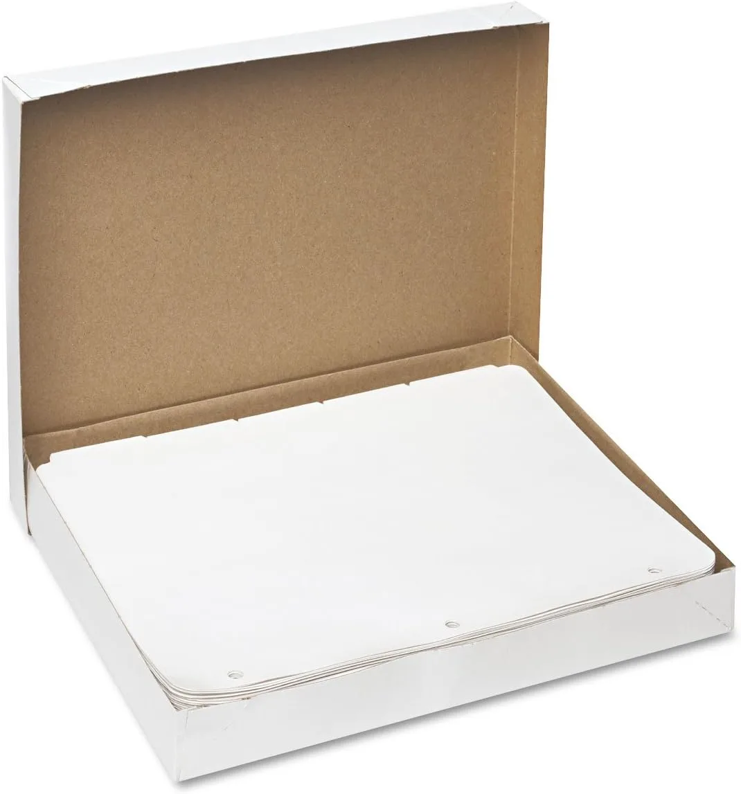 Avery 5-Tab Binder Dividers, Write-On Plain Tabs, 36 Sets (11506) White One Size
