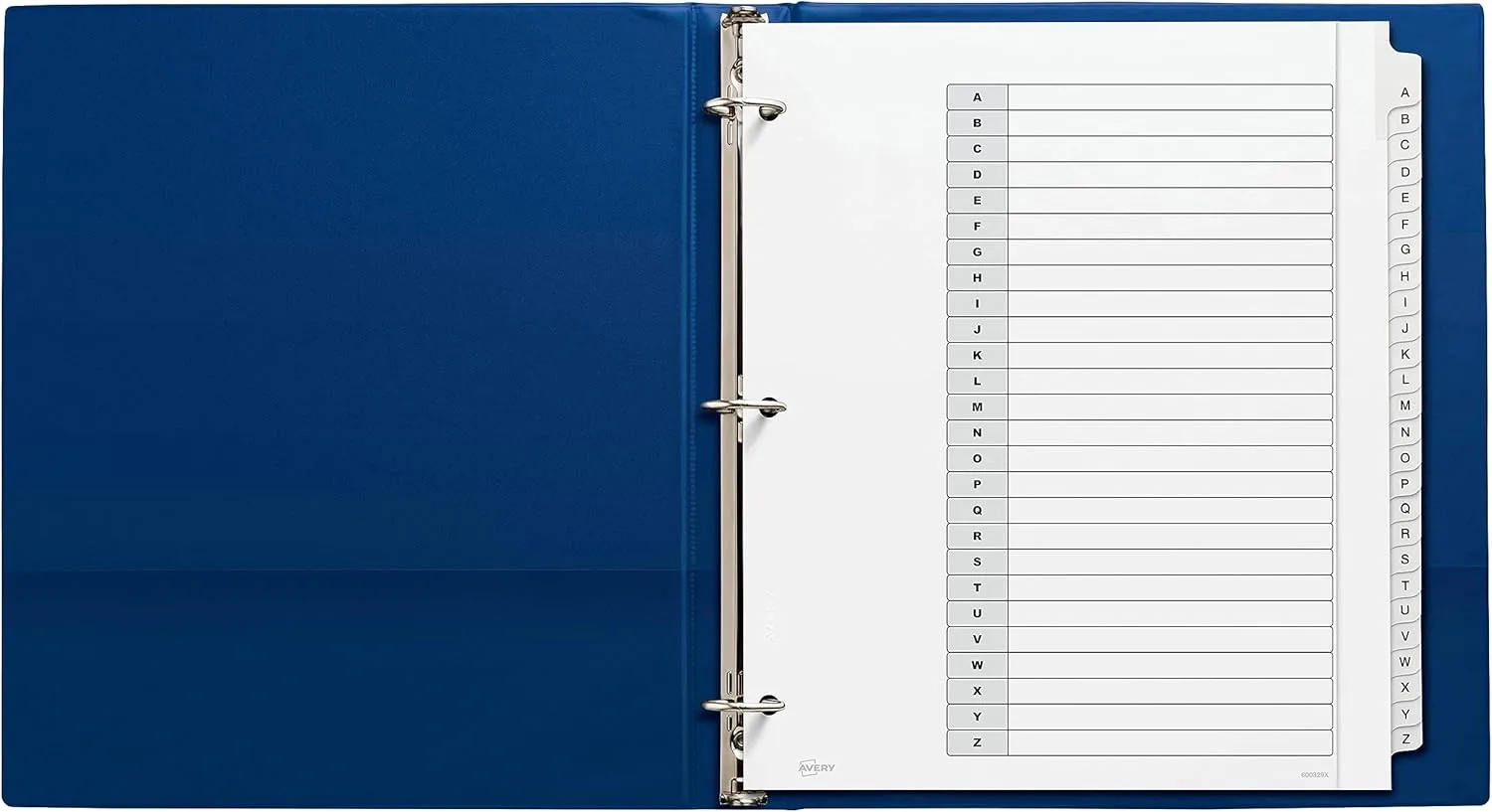 Avery Insertable Style Edge Pocket Plastic Dividers, 5-Tab, Multicolor (11292)