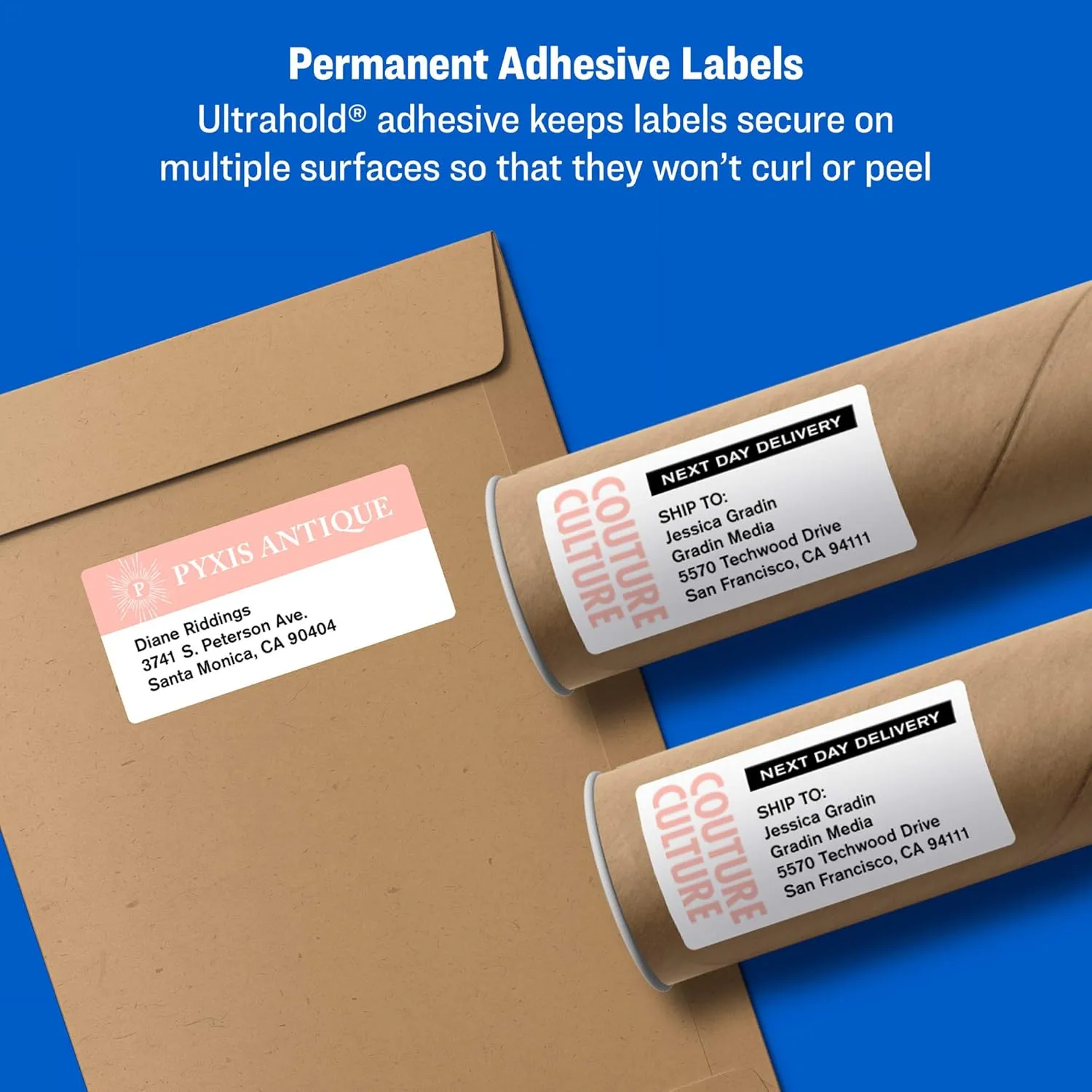 Avery Shipping Address Labels, 3,000 - 3-1/3 x 4 TrueBlock (95905)