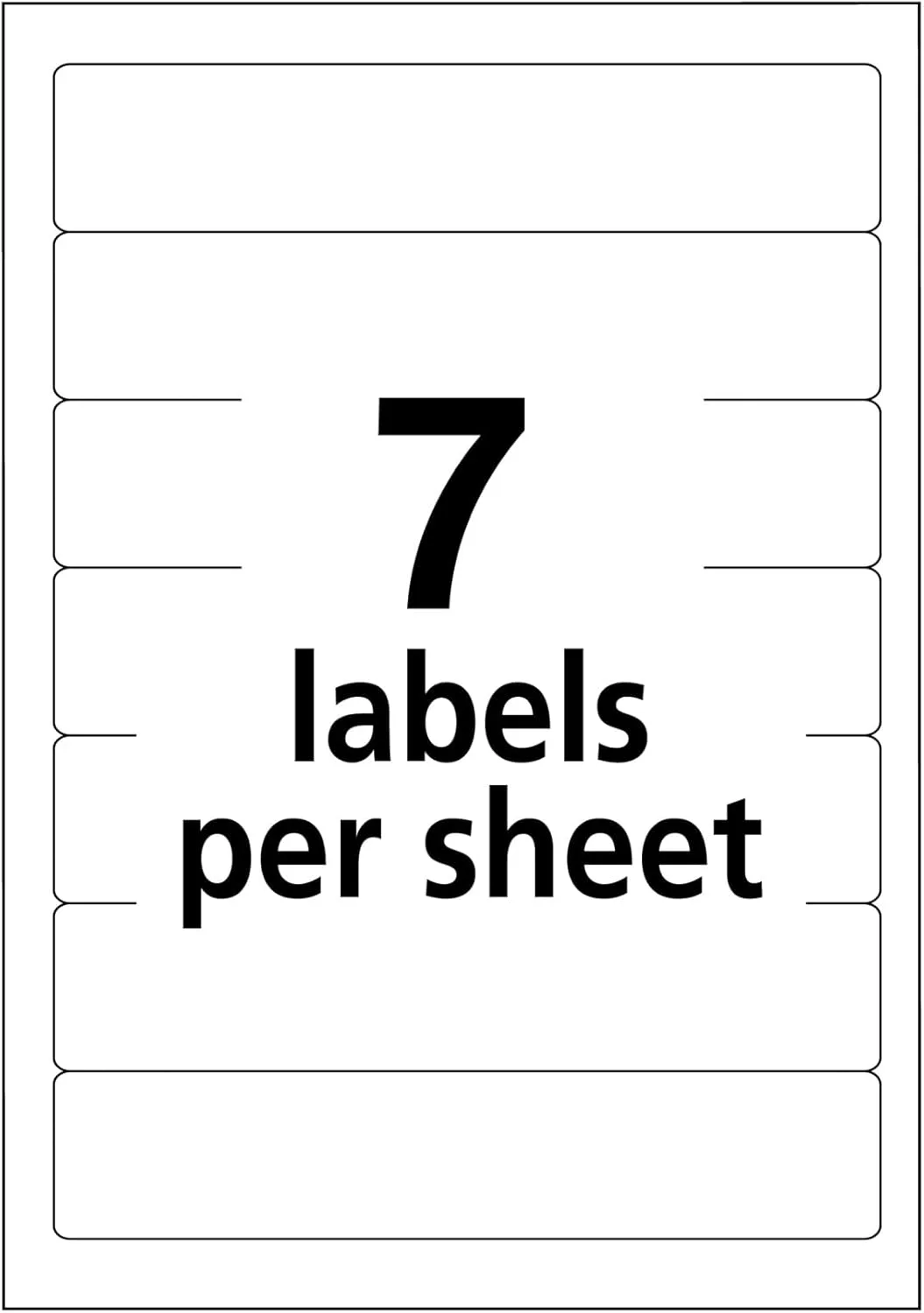 Avery File Folder Labels on 4" x 6" Sheets, Easy Peel, Assorted, Print & Handwrite, 2/3" x 3-7/16", 252 Labels (5215) Assorted 1 Pack
