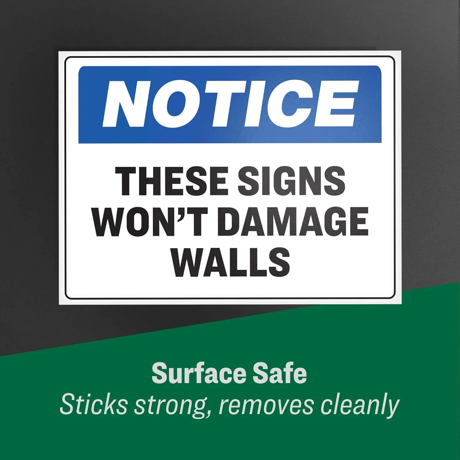 Avery Printable Warning Signs, 7" x 10", Water/Chemical Resistant, 15 Removable Labels (61515)
