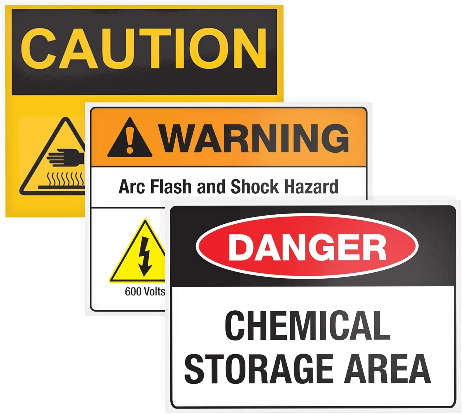 Avery Printable Warning Signs, 7" x 10", Water/Chemical Resistant, 15 Removable Labels (61515)