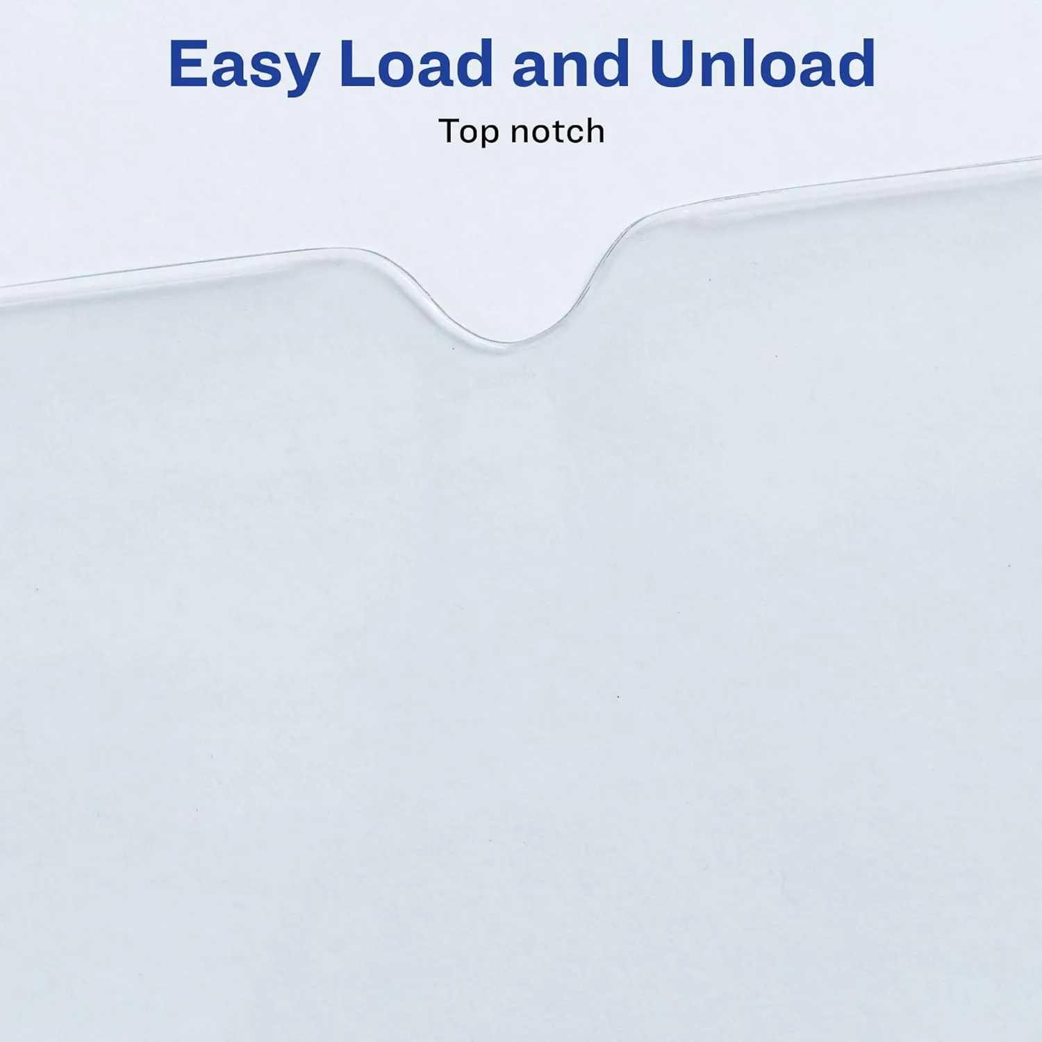AVERY Clear Vinyl File Envelopes, 10-Pack