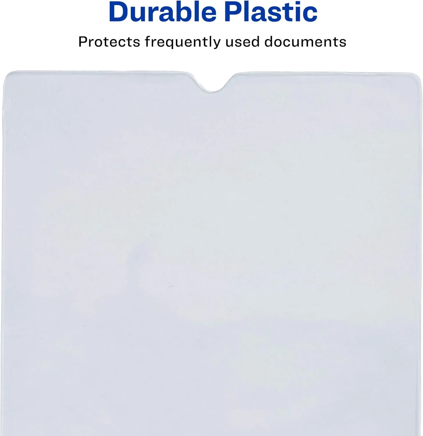AVERY Clear Vinyl File Envelopes, 10-Pack