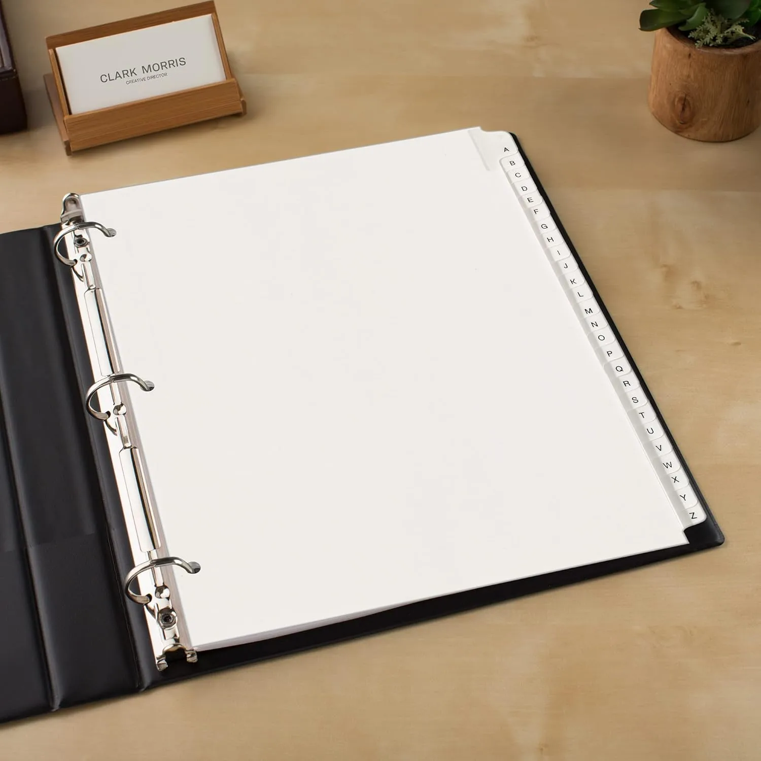 Avery Allstate-Style Collated Legal Exhibit Dividers, 8 1/2in x 11in, White Dividers/White Tabs, A-Z, Pack Of 26 Tabs