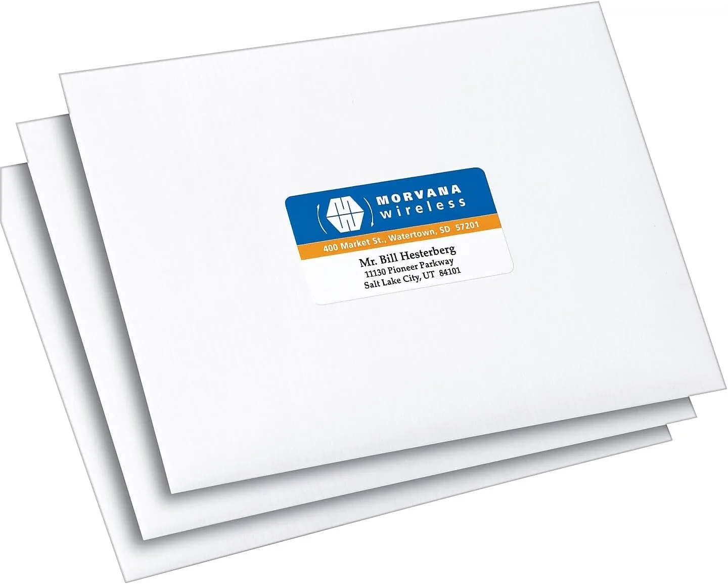 Avery Print-To-The-Edge Permanent Address Laser Labels, 6871 — 1-1/4 x 2-3/8, White, 450 Pack