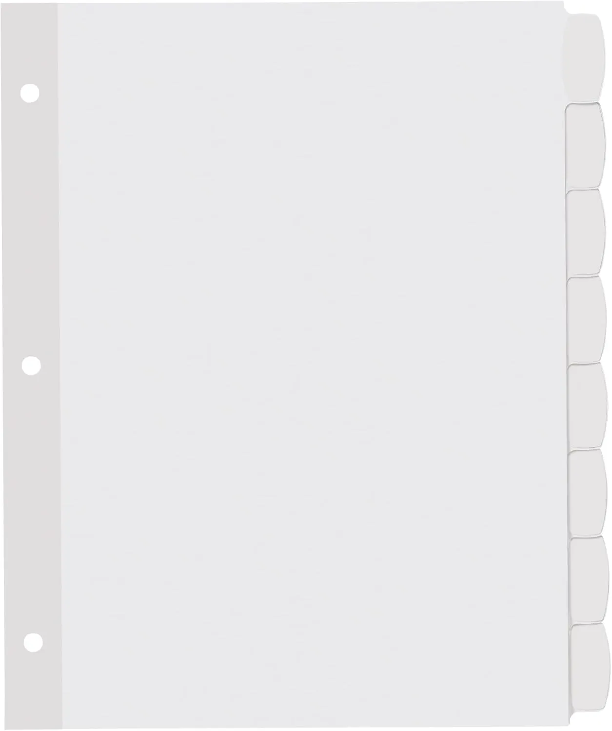 Avery Big Tab Printable White Label Dividers, 8 Tabs, 20 Sets (14435)