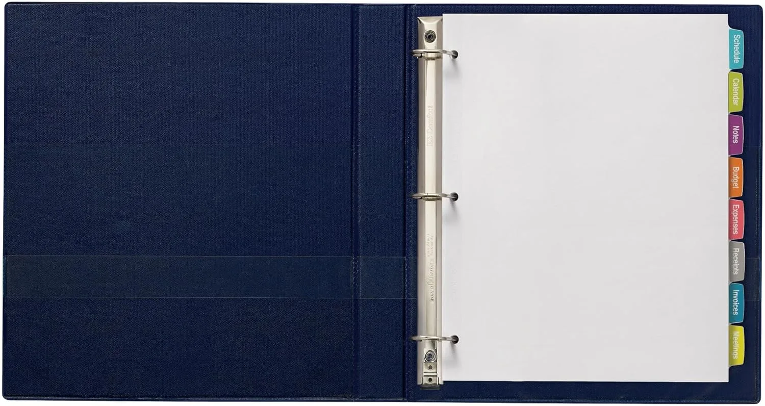 Avery Big Tab Printable White Label Dividers, 8 Tabs, 20 Sets (14435)