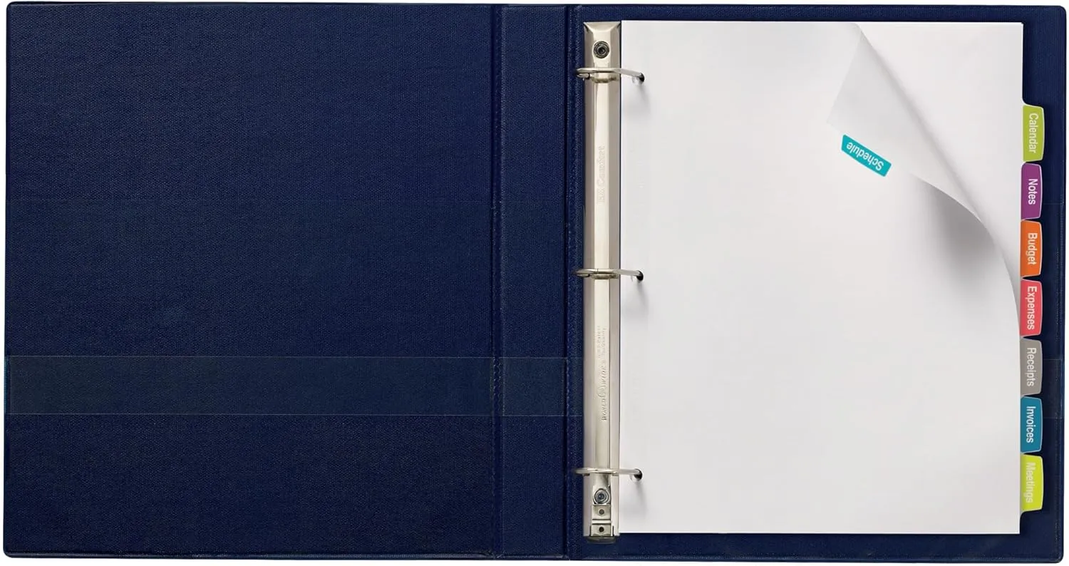 Avery Big Tab Printable White Label Dividers with Easy Peel, 8 Tabs, 4 Sets (14433)