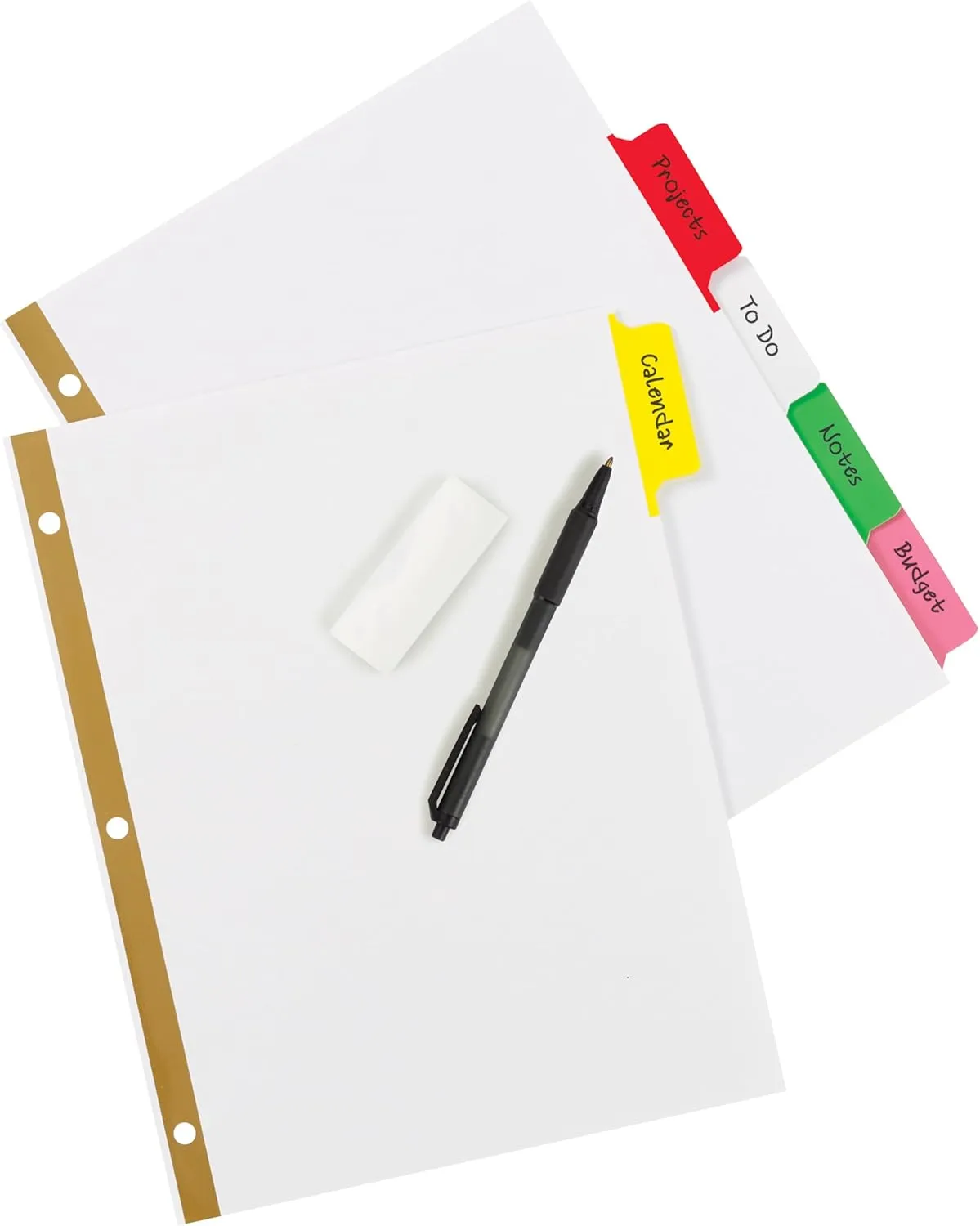 Avery Big Tab Write & Erase Dividers, 5-Tab, Multicolor (23076)