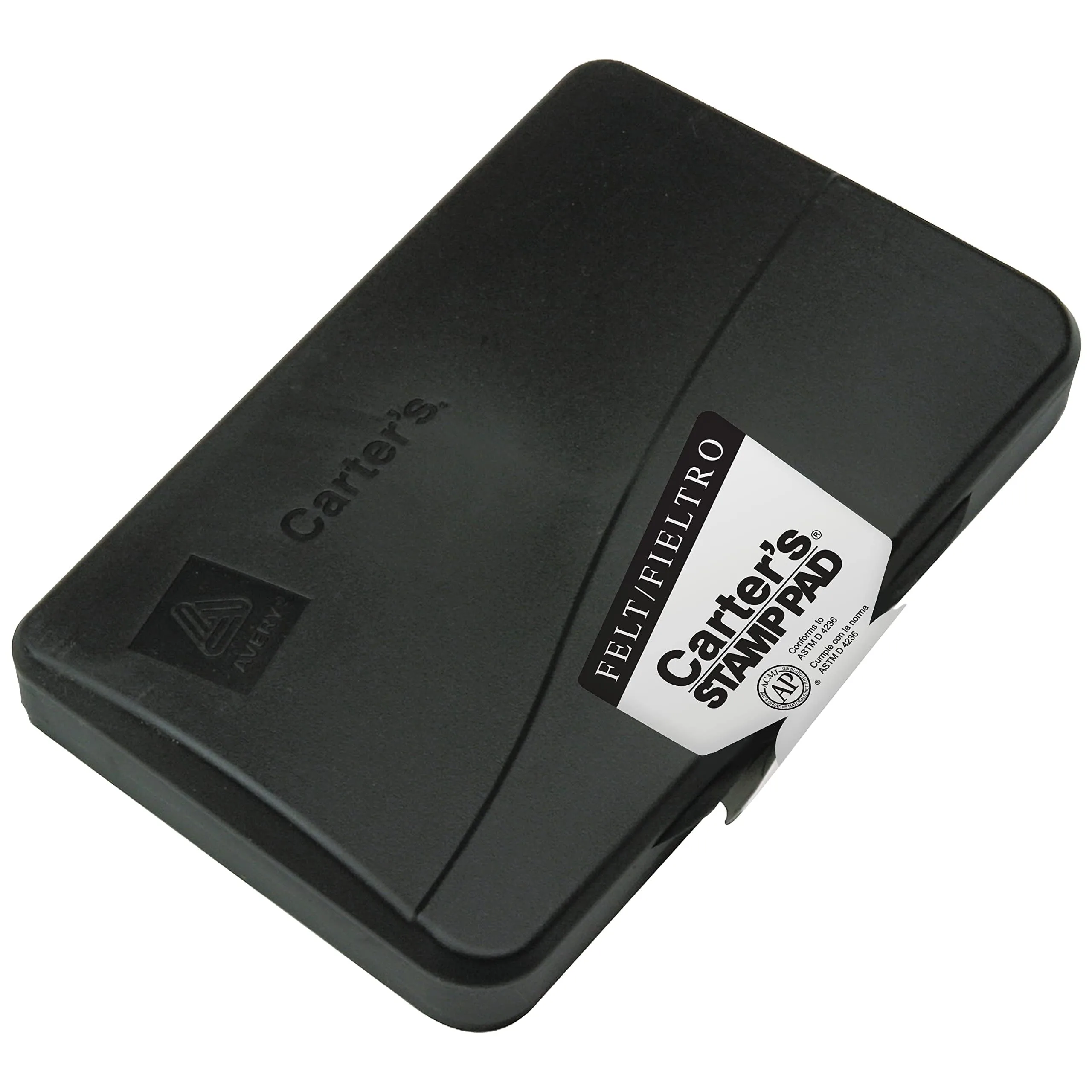 Carter's Felt Black Stamp Pad, 3.15 x 6.12 Inches (21082) - 1 Pack