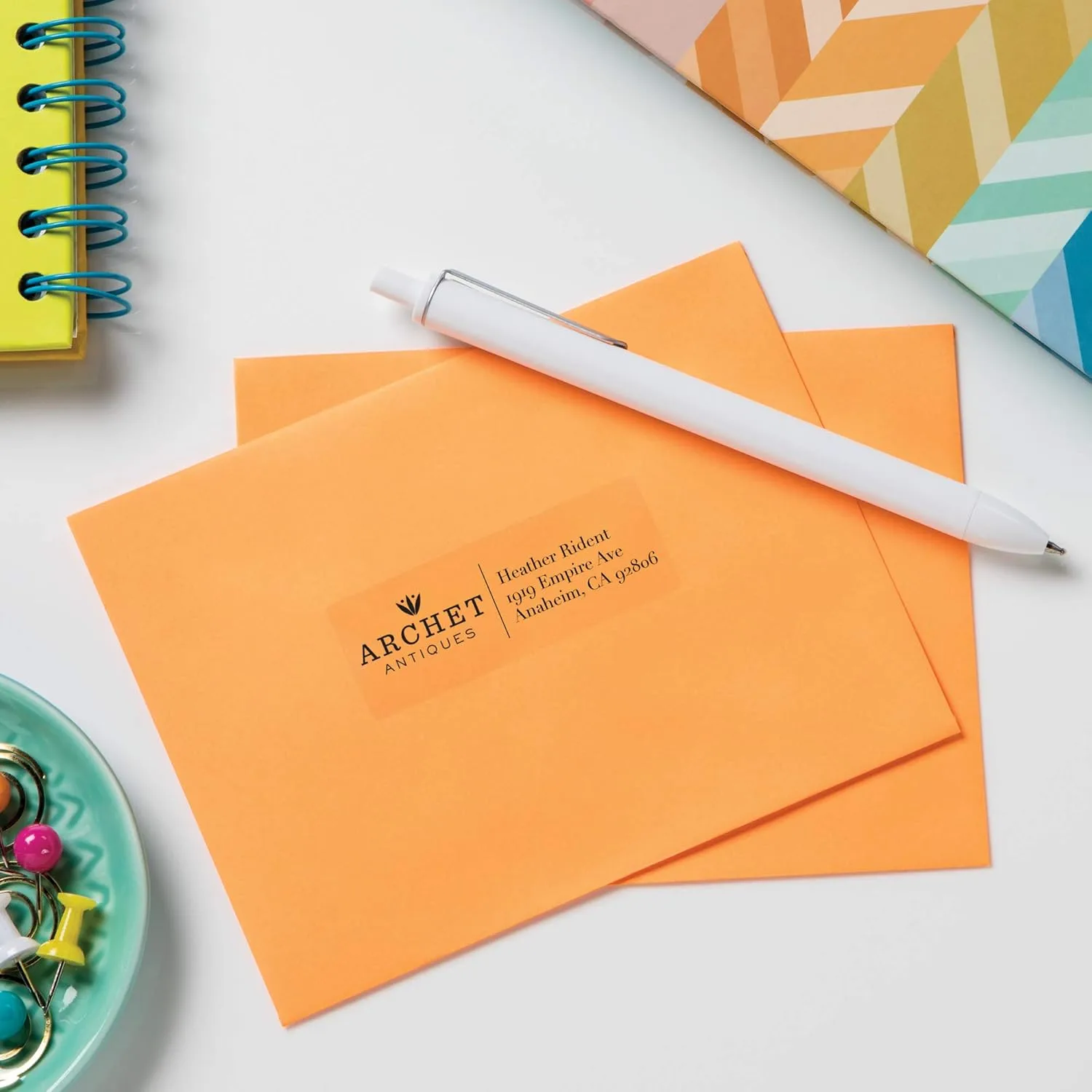 Avery Printable Glossy Clear Address Labels with Sure Feed & Easy Peel