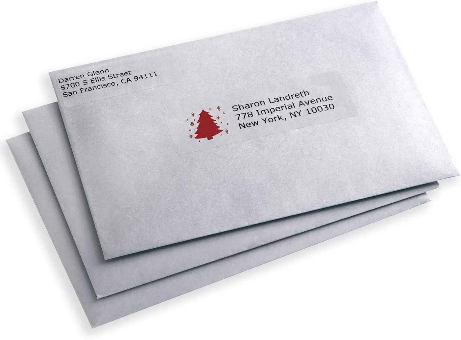 Avery Printable Glossy Clear Address Labels with Sure Feed & Easy Peel
