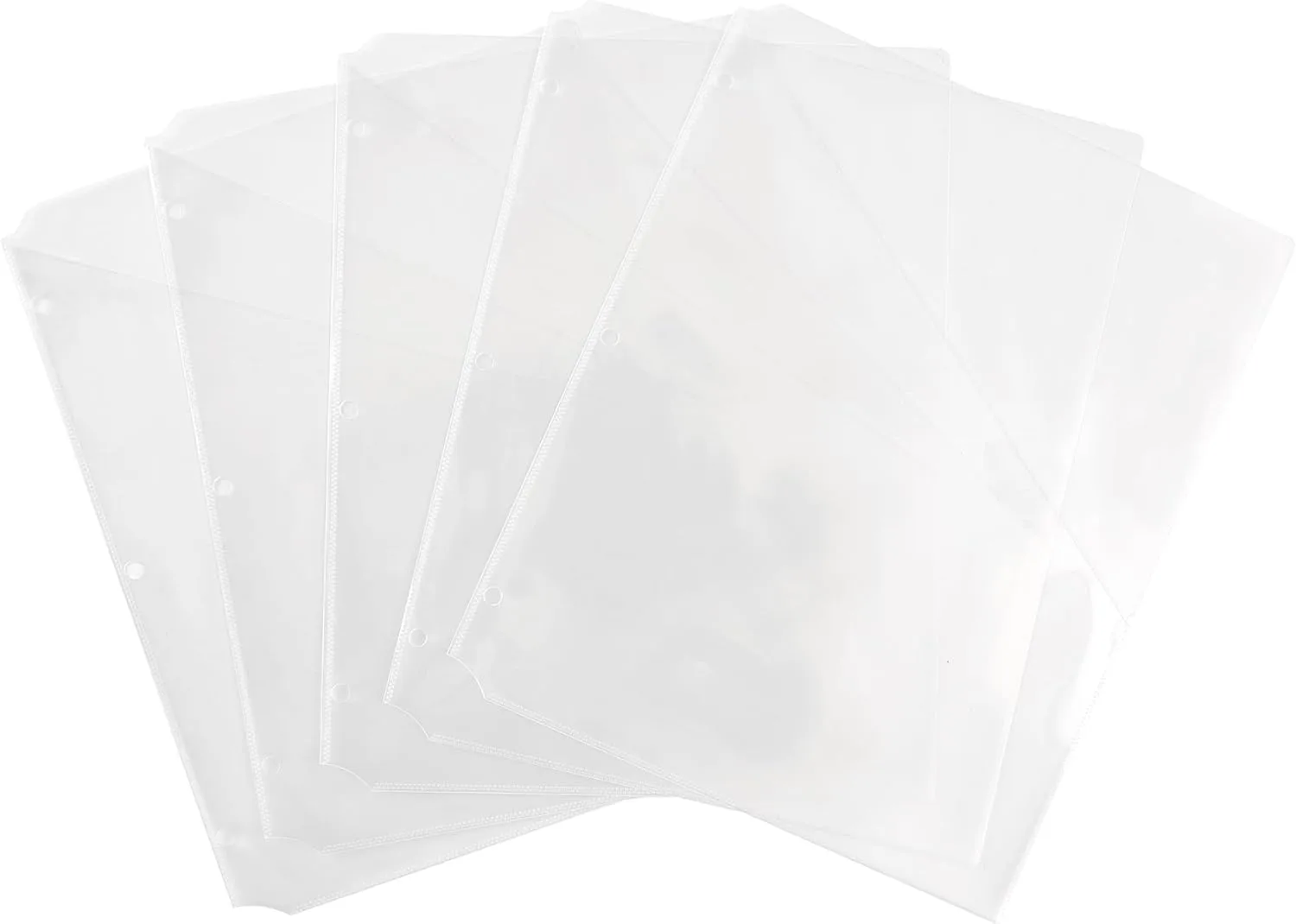 Avery Binder Pockets for 3-Ring Binders, Clear, Pack of 5 (75243)
