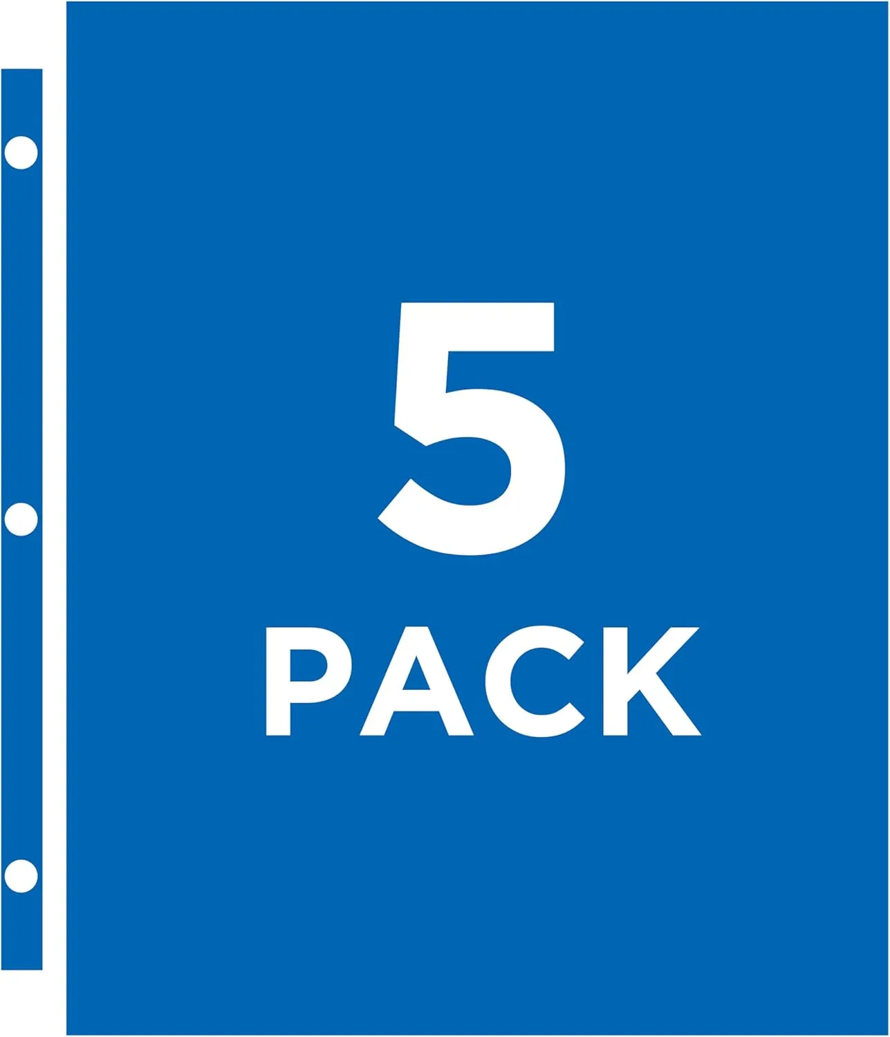 Avery Clear DVD Storage Sleeves for 3 Ring Binder, Two-Sided, Pack of 5 Holds 20 CD/DVDs Total (75263) One Size