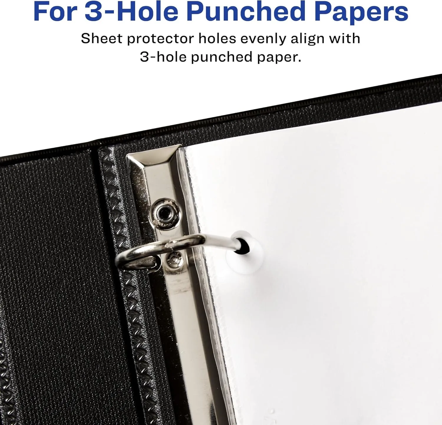 Avery Diamond Clear Page-Size Sheet Protectors, Pre-Punched, Top Load (50)