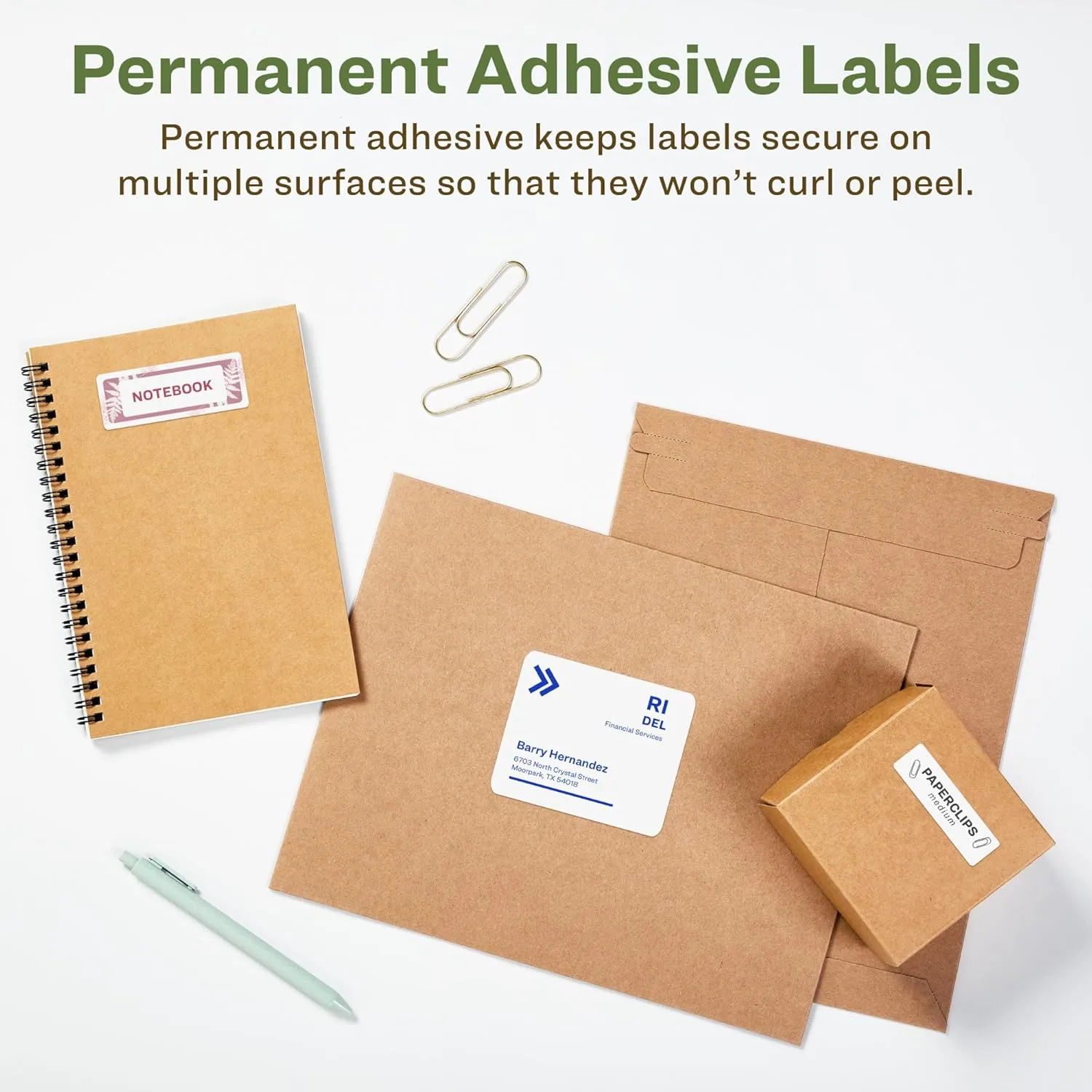 Avery EcoFriendly Recycled Address Labels
