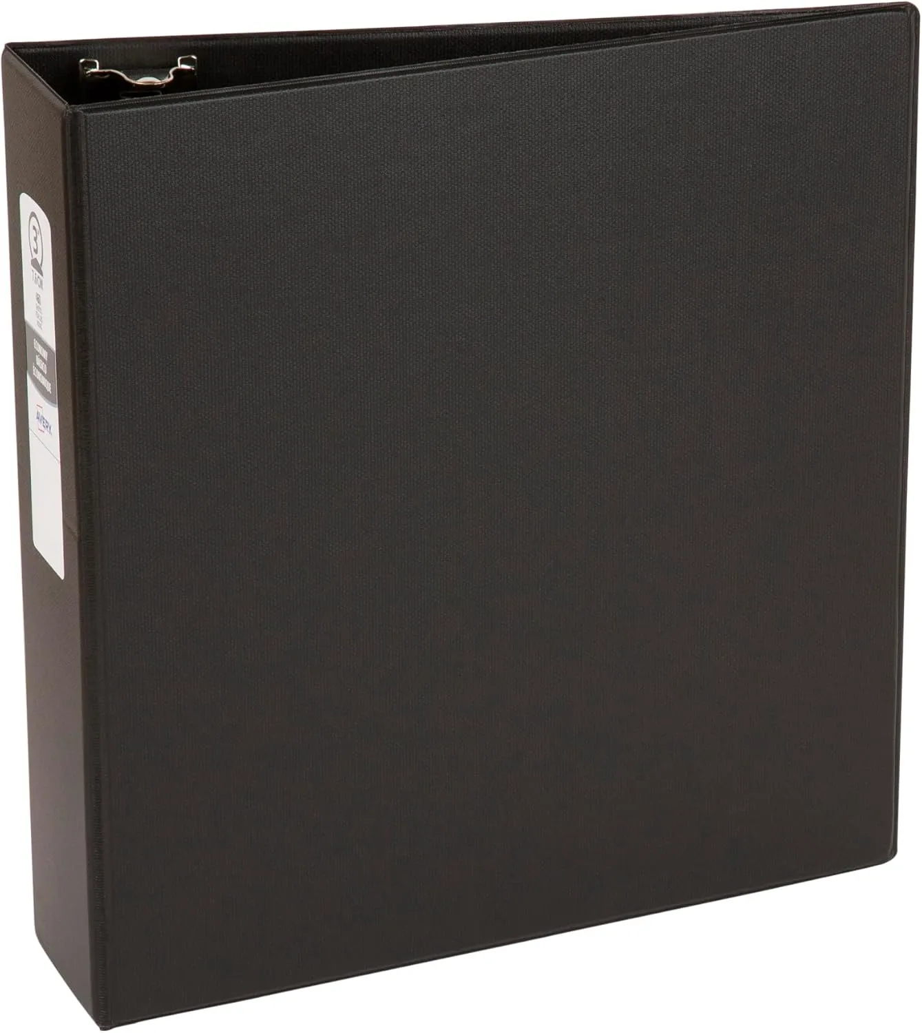 Avery Economy 3 Ring Binder, 3" Round Rings, 1 Black Binder (03602)