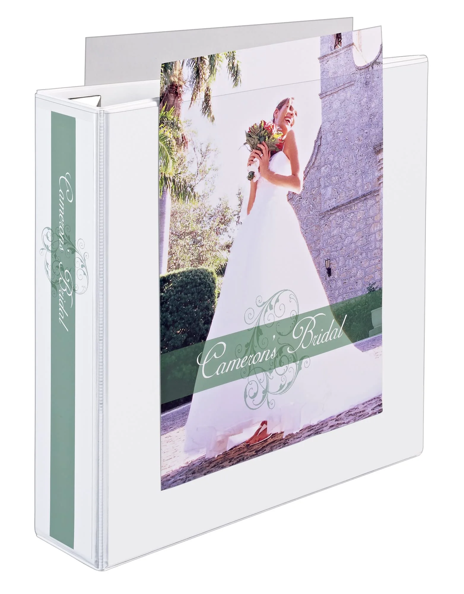 Avery Heavy-Duty View 3 Ring Binder, Extra Wide, 2" EZD Rings, 1 White Binder (01320) 1 Count (Pack of 1)