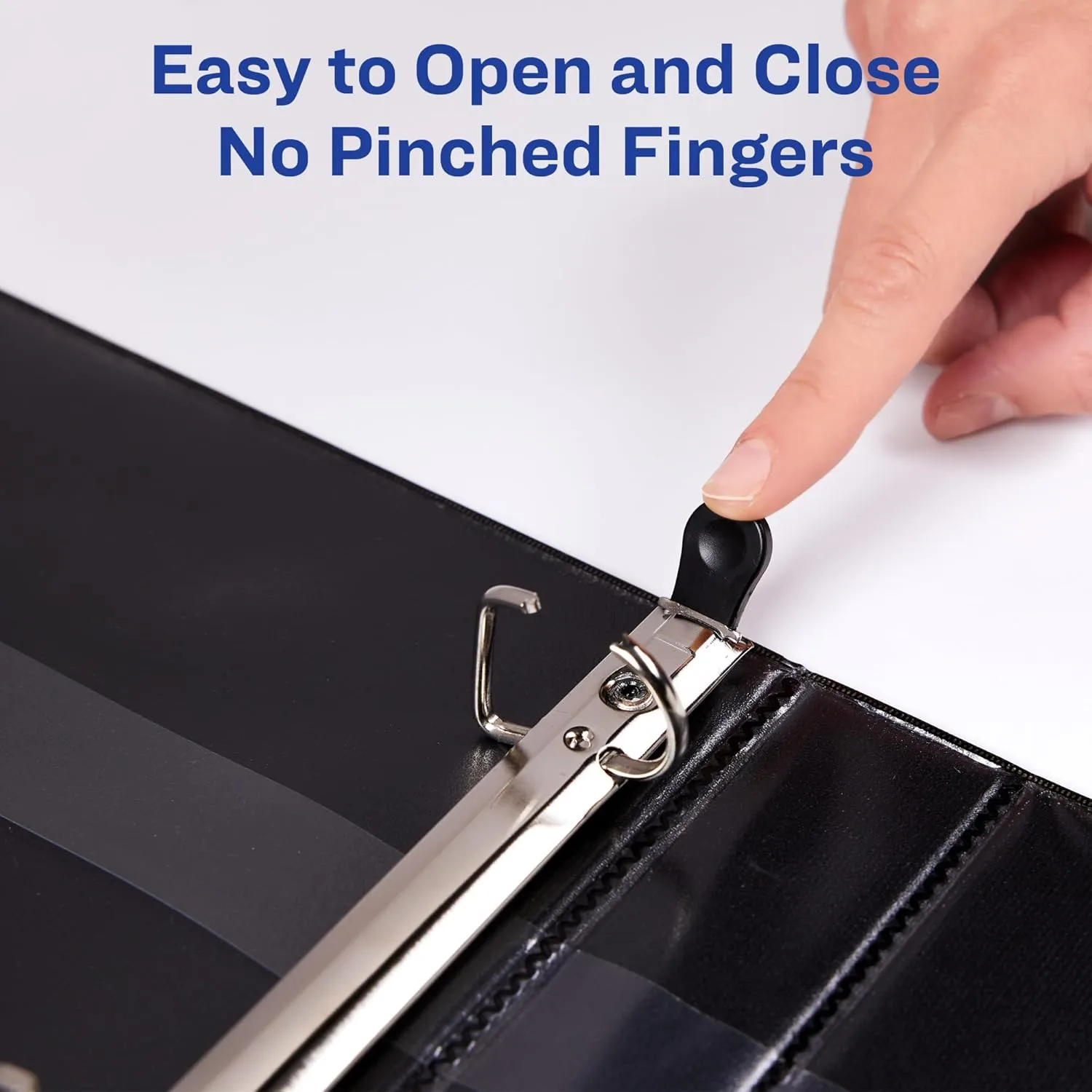 Avery Heavy-Duty View 3 Ring Binder, Extra Wide, 2" EZD Rings, 1 White Binder (01320) 1 Count (Pack of 1)