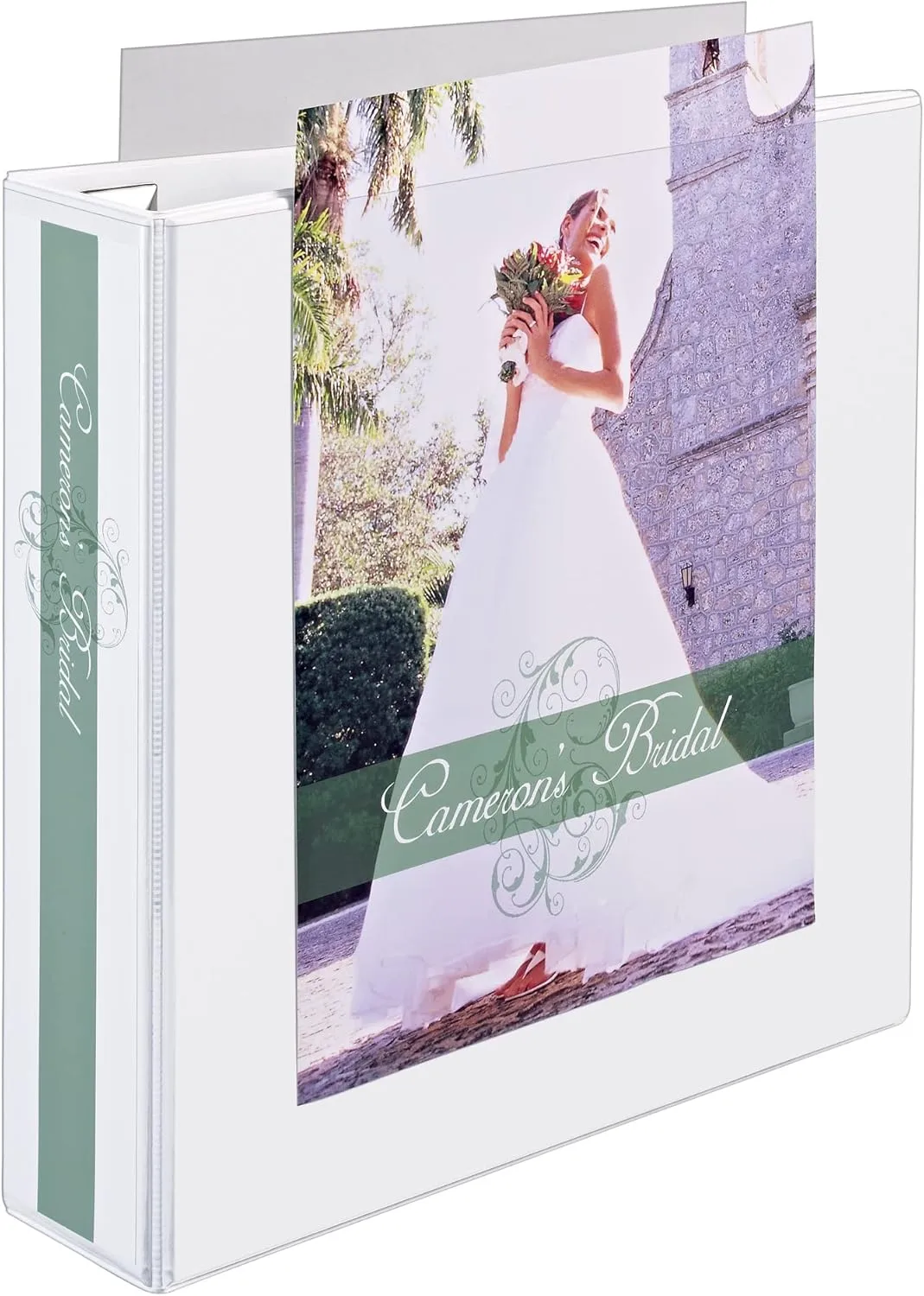 Avery Heavy-Duty View 3 Ring Binder, Extra Wide, 2" EZD Rings, 1 White Binder (01320) 1 Count (Pack of 1)