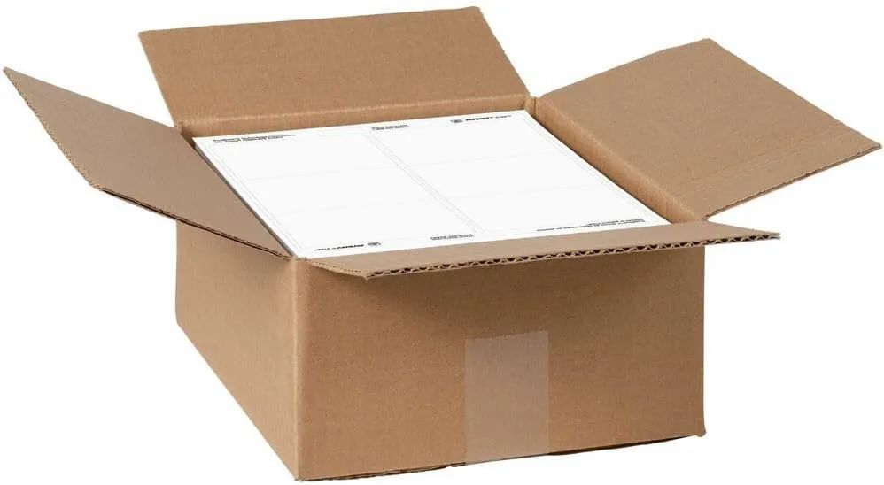 Avery Full-Sheet Matte White Labels, AVE91200, Permanent Adhesive, 8 1/2" x 11", Laser/Inkjet, White, Pack of 500