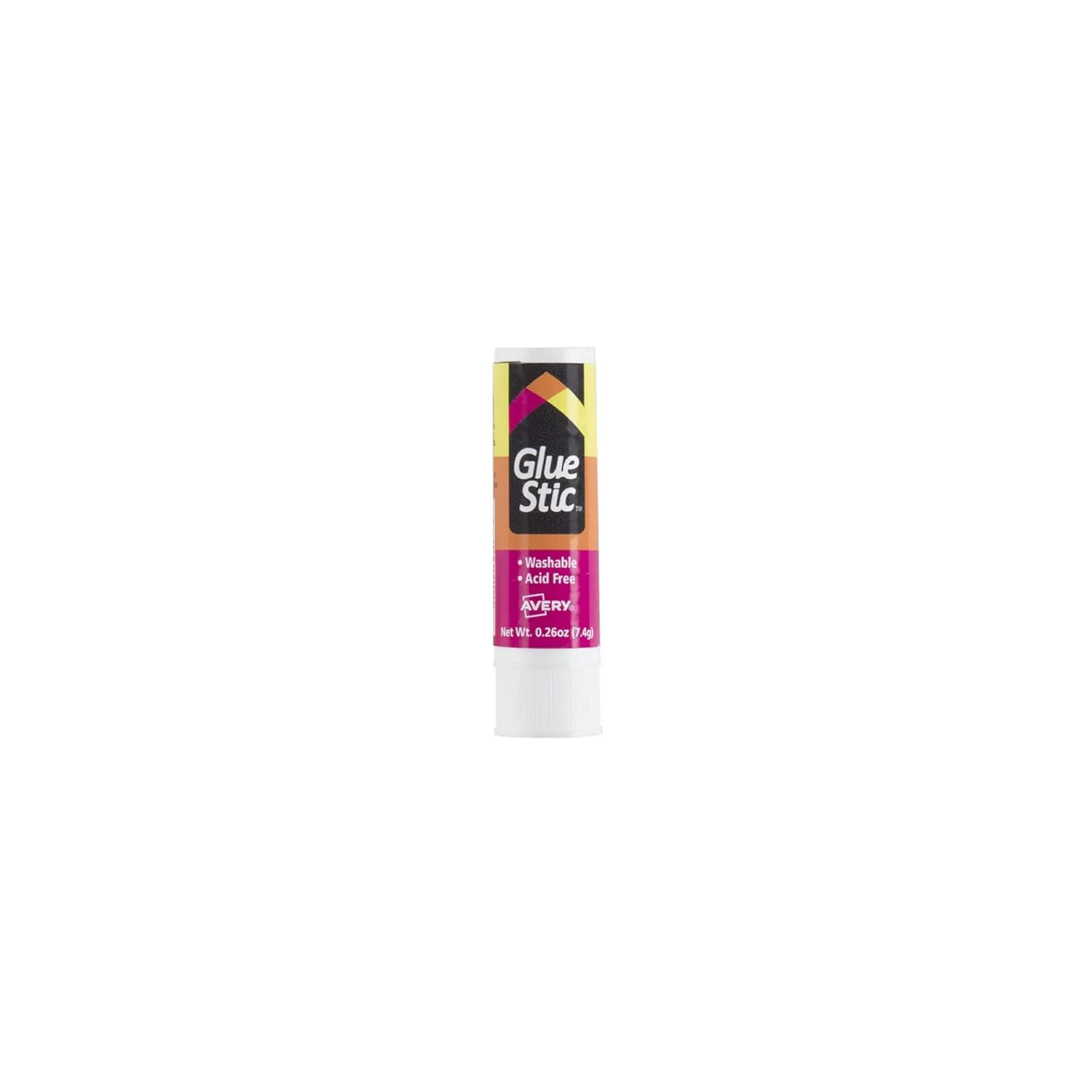 Avery Glue Stic Value Pack, White, Washable, Nontoxic, 0.26 oz., 18 Permanent Glue Sticks (98089) 0.26 Ounces