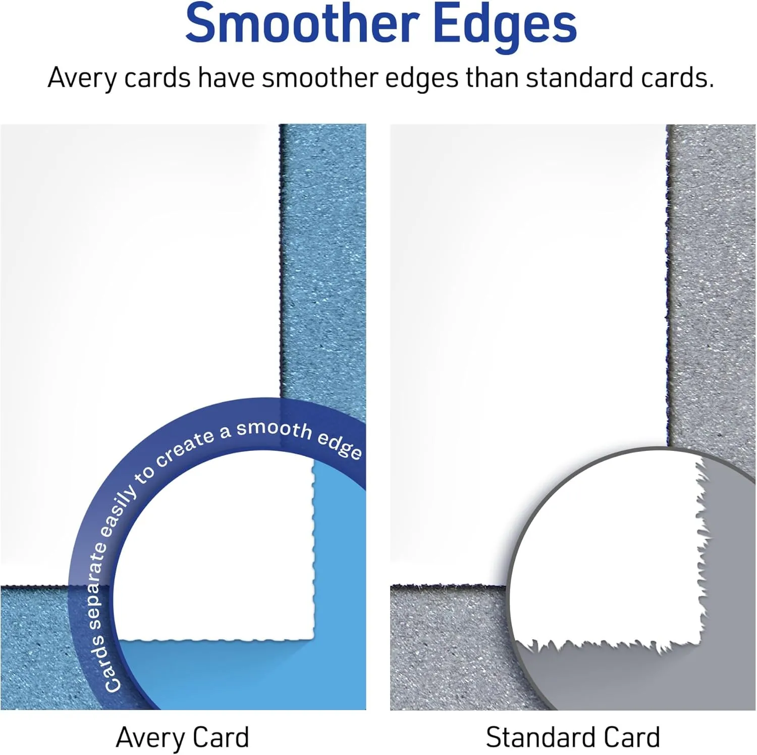 Avery Printable Tent Cards with Sure Feed Technology, 2" x 3.5", 160 Blank Place Cards