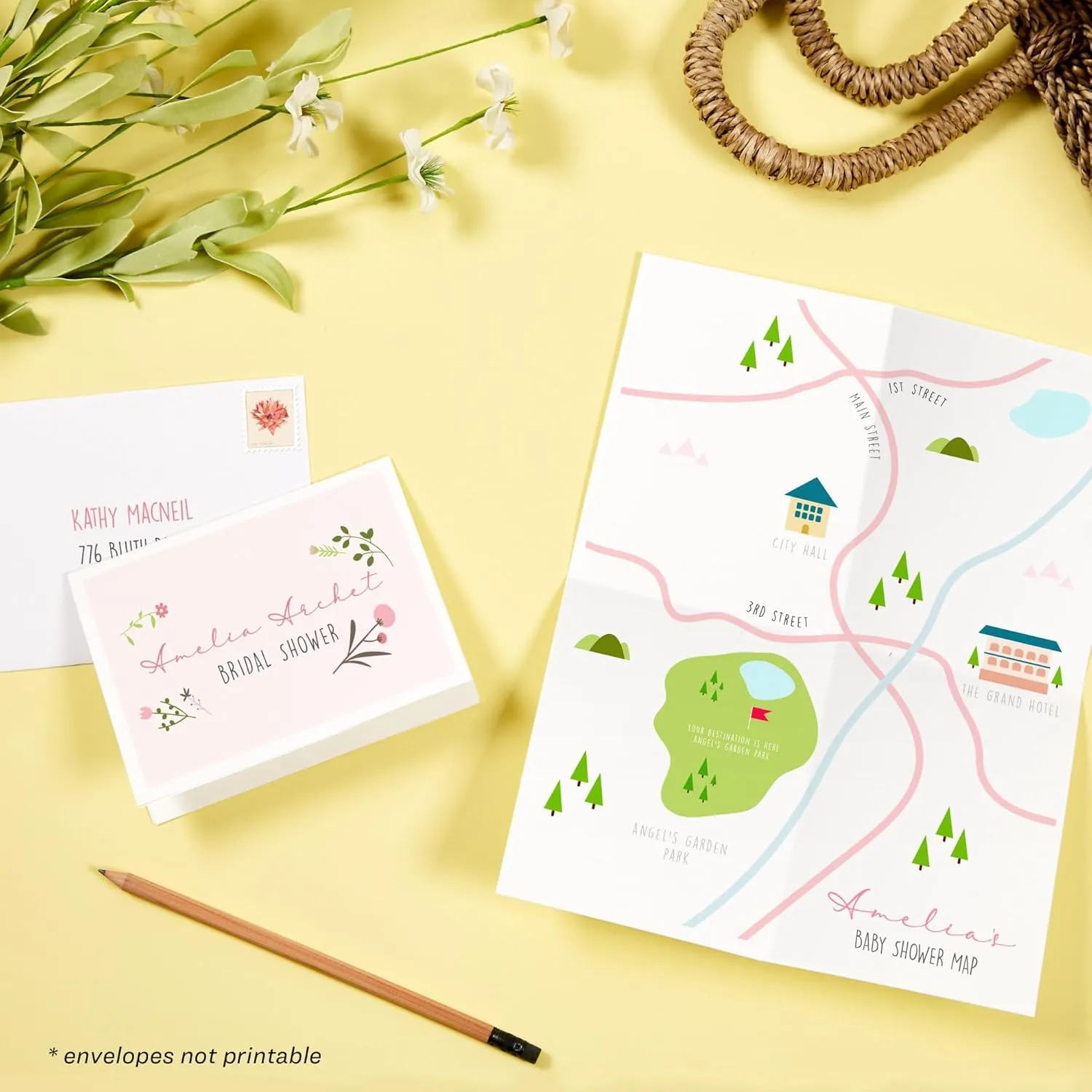 Avery Printable Quarter-Fold Greeting Cards, Matte White, 4.25 x 5.5 in, 20 Pack (3266)