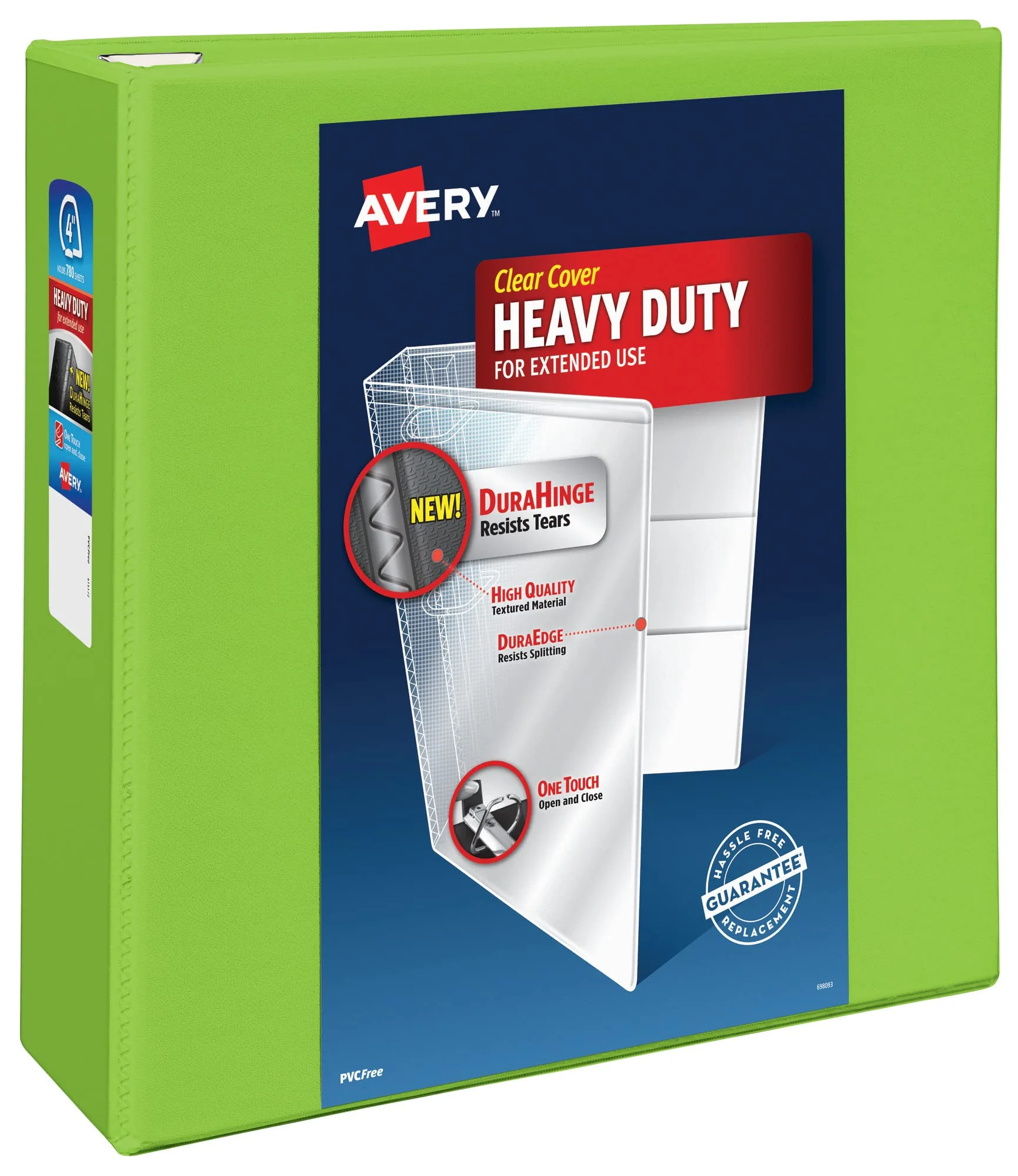 Avery Heavy-Duty View 3-Ring Binder with Locking One-Touch EZD Rings