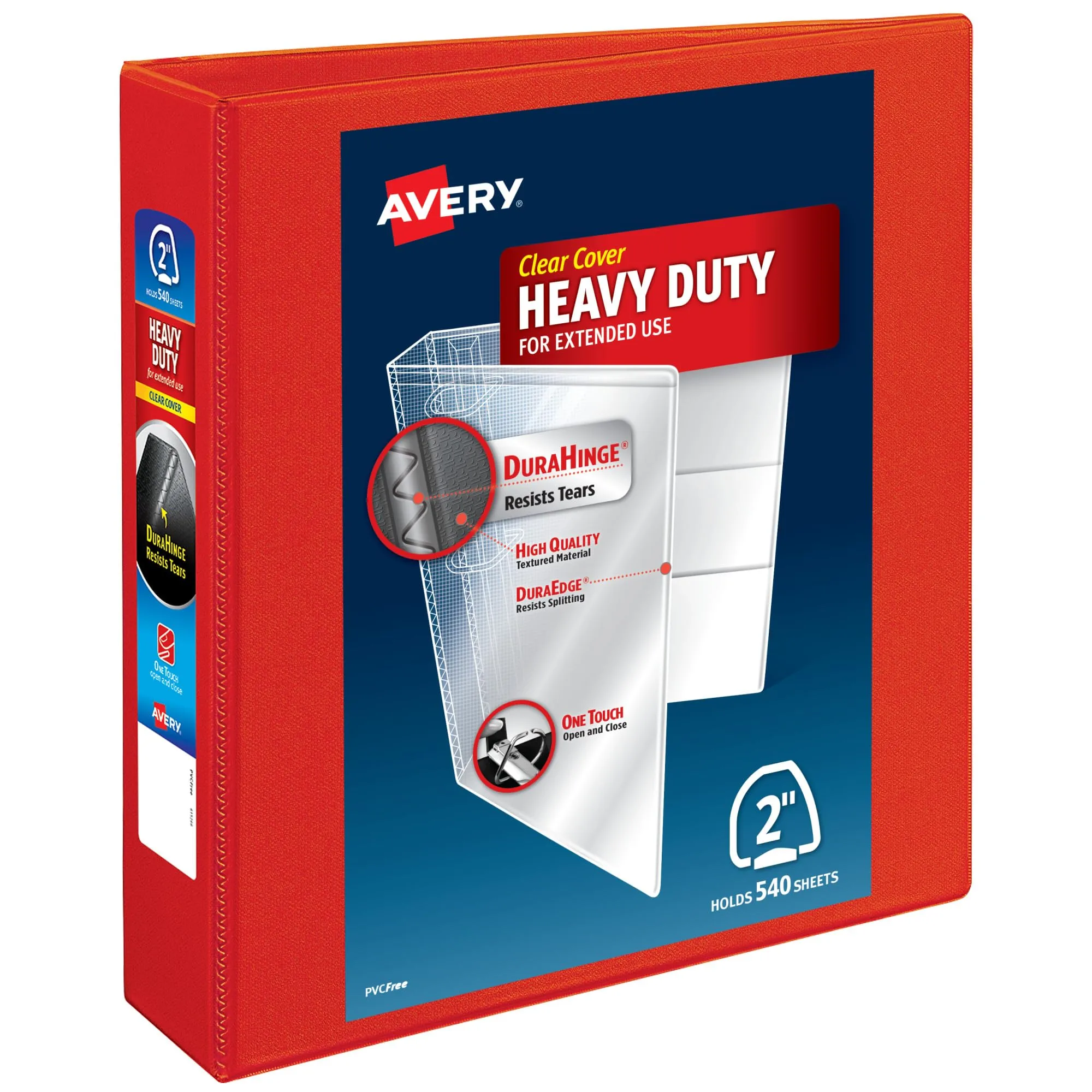 Avery Heavy-Duty View 3-Ring Binder with Locking One-Touch EZD Rings