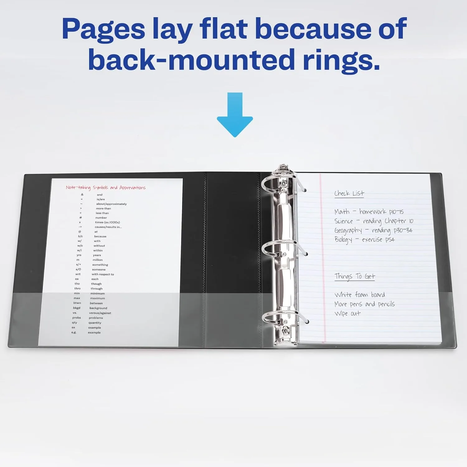Avery® Heavy-Duty View Binder, with Locking One-Touch EZD™ Rings, 8 1/2" x 11", 4" Rings, 43% Recycled, Black