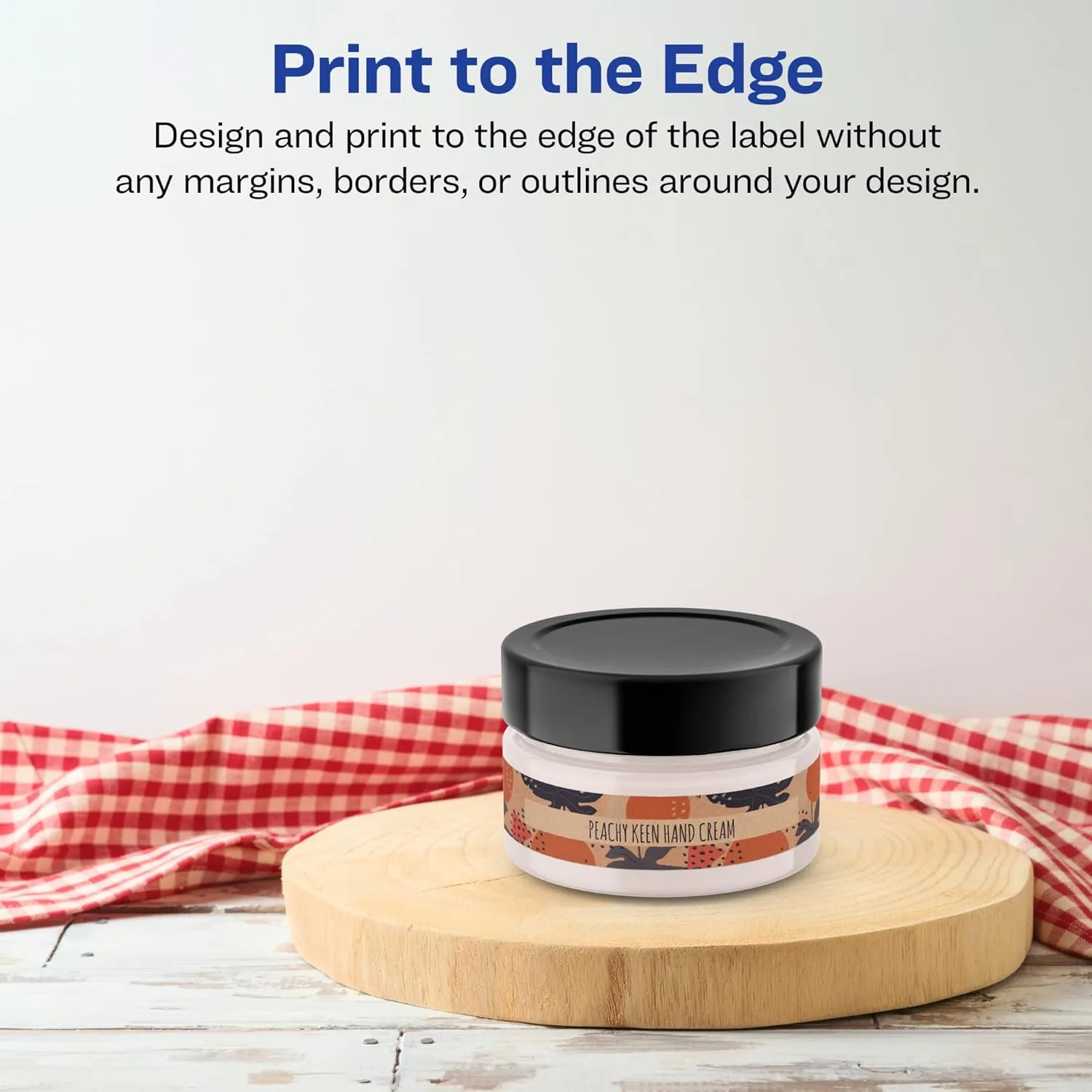 Avery Kraft Brown Rectangle Labels, Sure Feed Technology, 5/8" x 7-1/2", 180 Kraft Brown Labels, Print-to-The-Edge