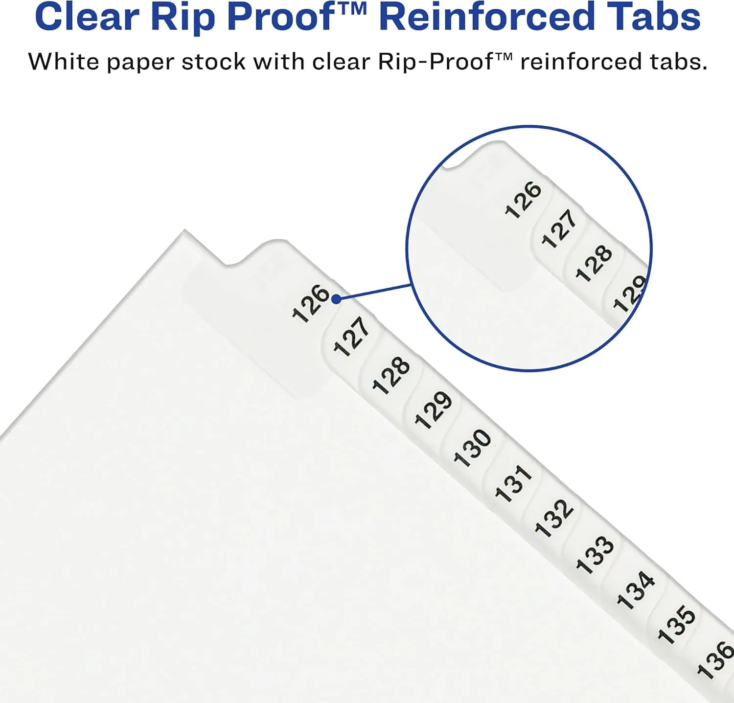Avery Legal Dividers, Standard Collated Sets, 176-200 Tab Set (01337) 1 Pack