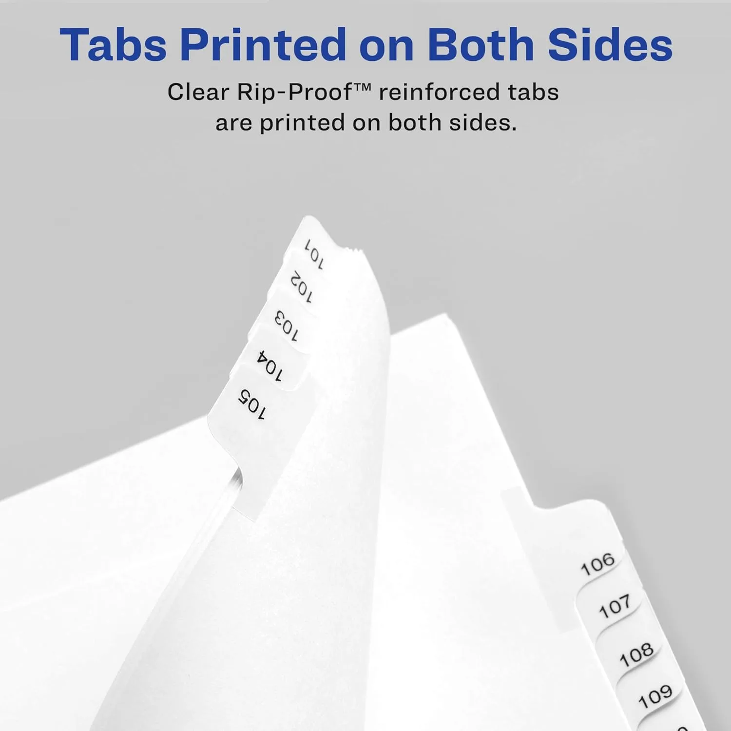 Avery Individual Legal Exhibit Dividers, Allstate Style, 3, Side Tab, 8.5 x 11 inches, Pack of 25 (82201)