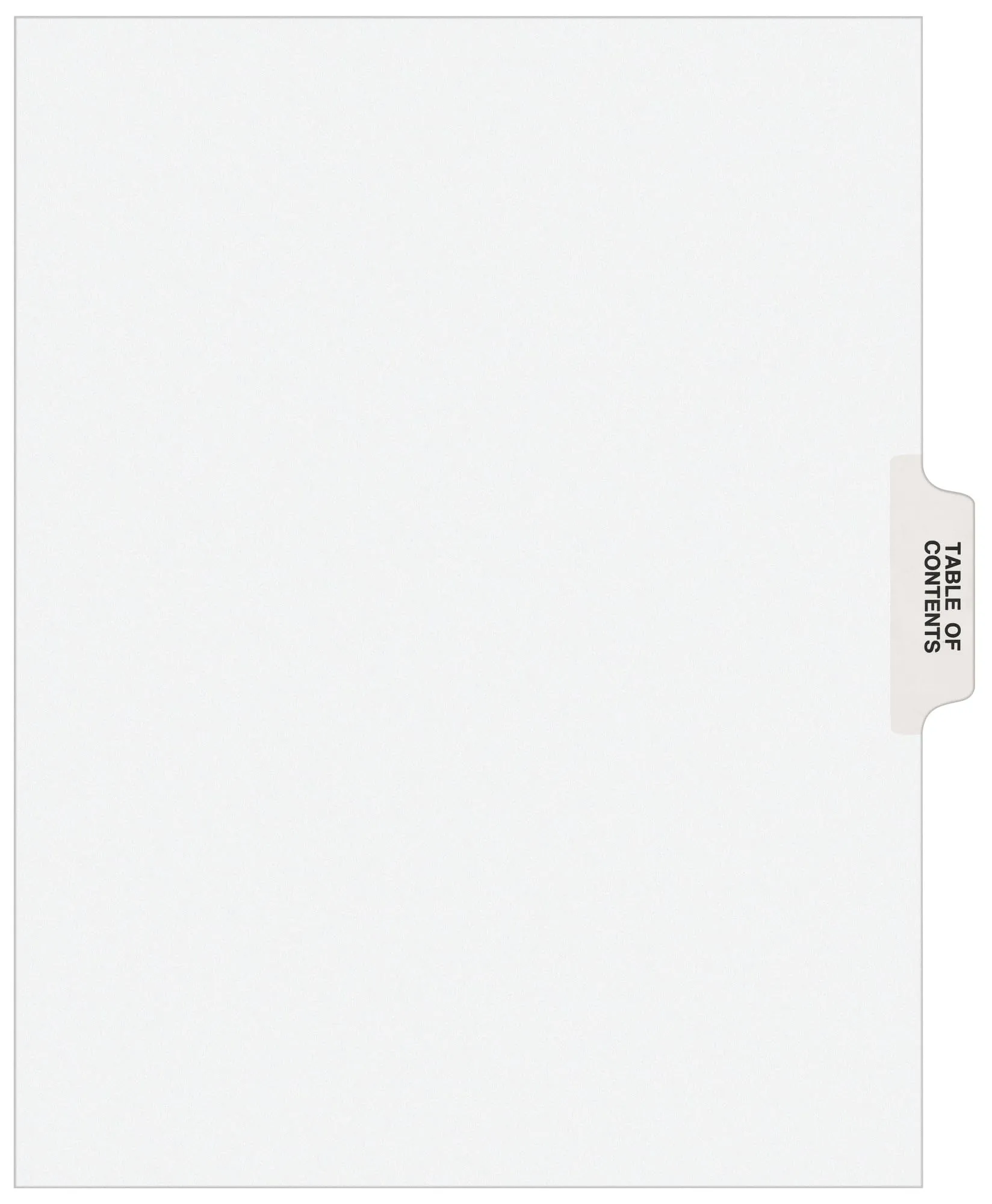 Avery Individual Legal Dividers, Table of Contents, 25 Dividers (11910)
