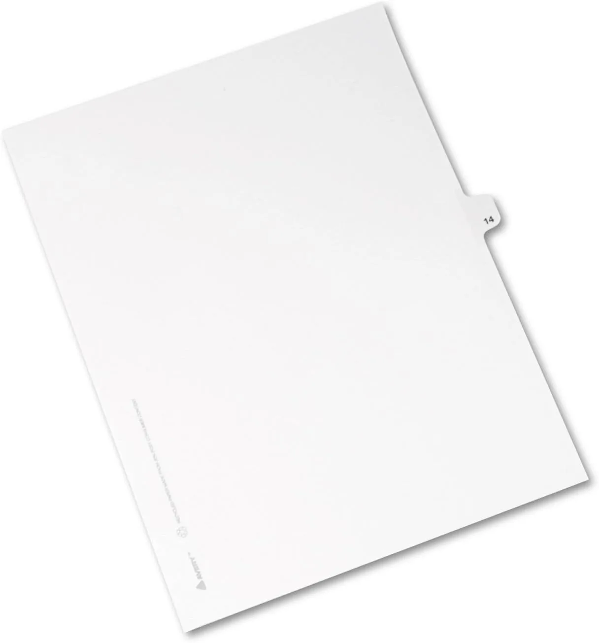Avery Individual Legal Exhibit Dividers, Avery Style, 14, Side Tab, 8.5 x 11 inches, Pack of 25 (11924)
